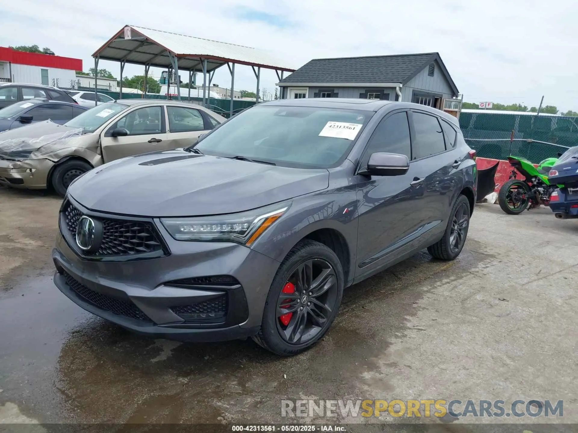 2 fotografías del automóvil dañado 5J8TC2H68KL013445 ACURA RDX 2019