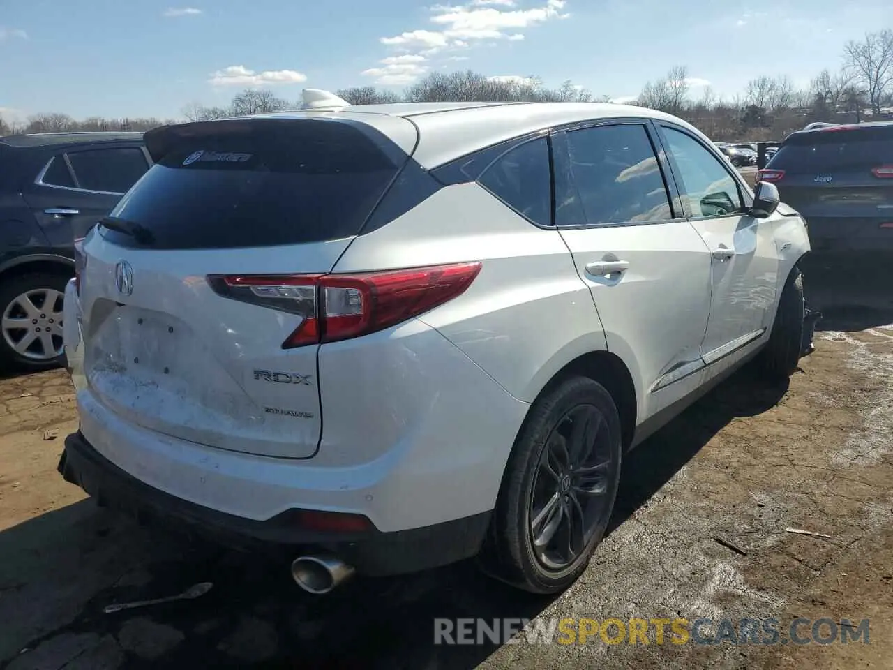3 fotografías del automóvil dañado 5J8TC2H68KL016975 ACURA RDX 2019