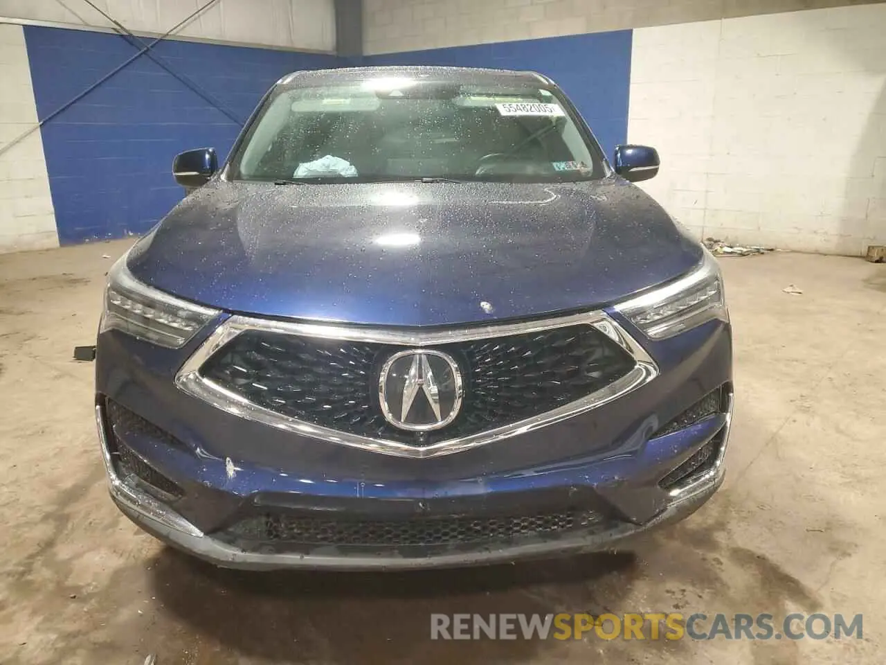 5 fotografías del automóvil dañado 5J8TC2H74KL001754 ACURA RDX 2019