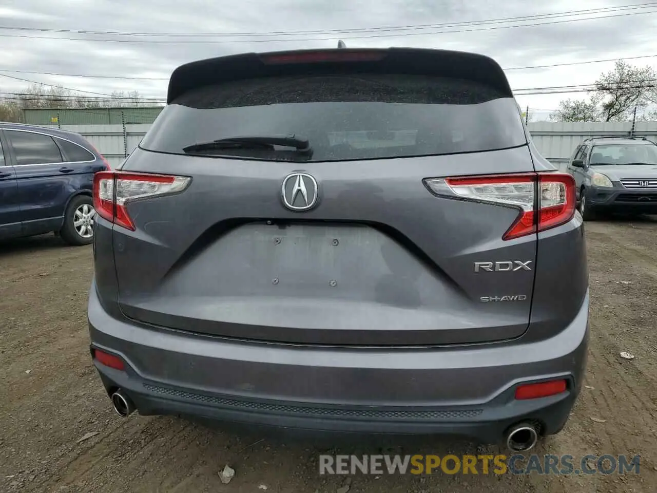 6 fotografías del automóvil dañado 5J8TC2H77KL000596 ACURA RDX 2019