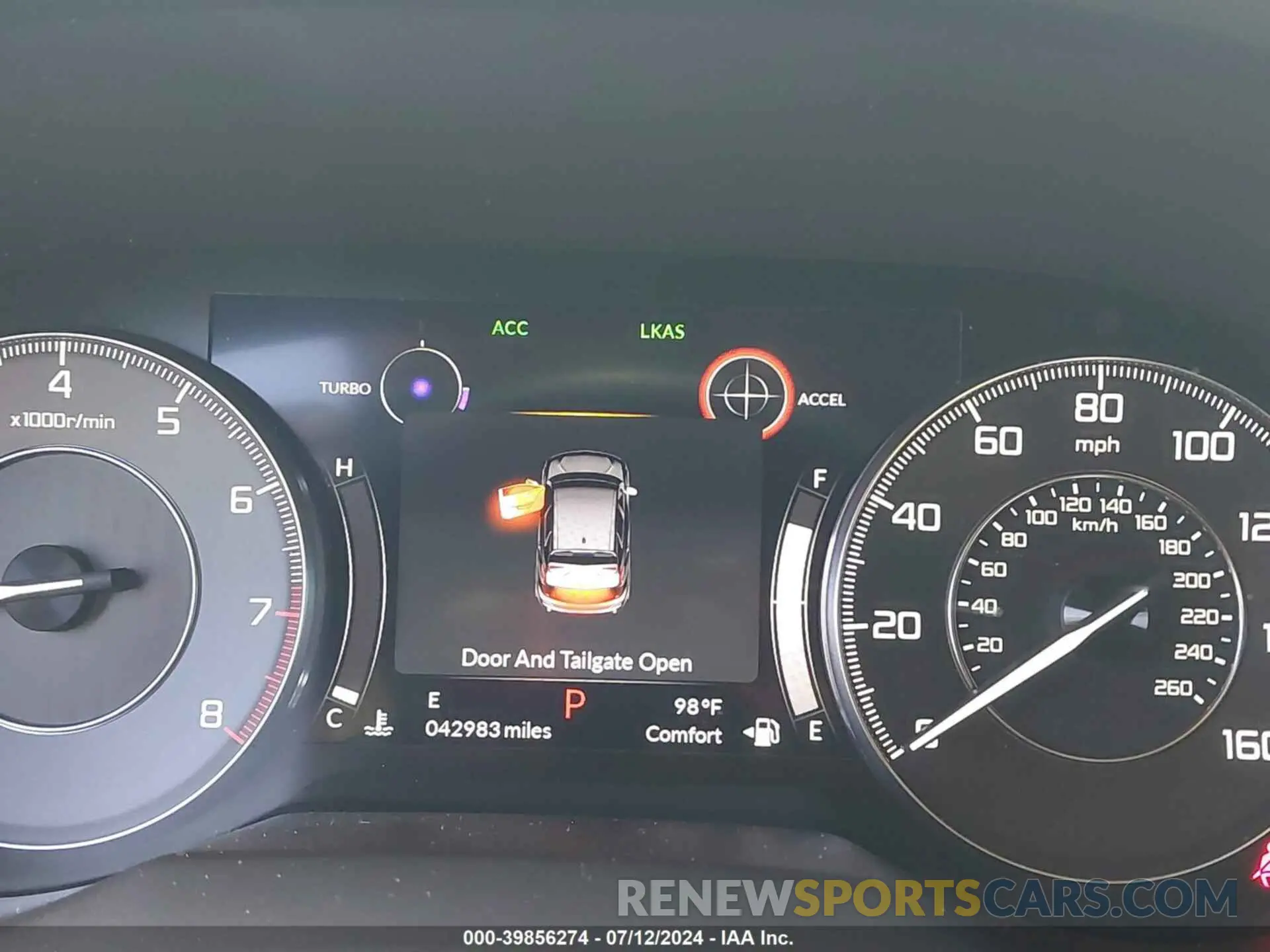 15 fotografías del automóvil dañado 5J8TC1H32LL016990 ACURA RDX 2020