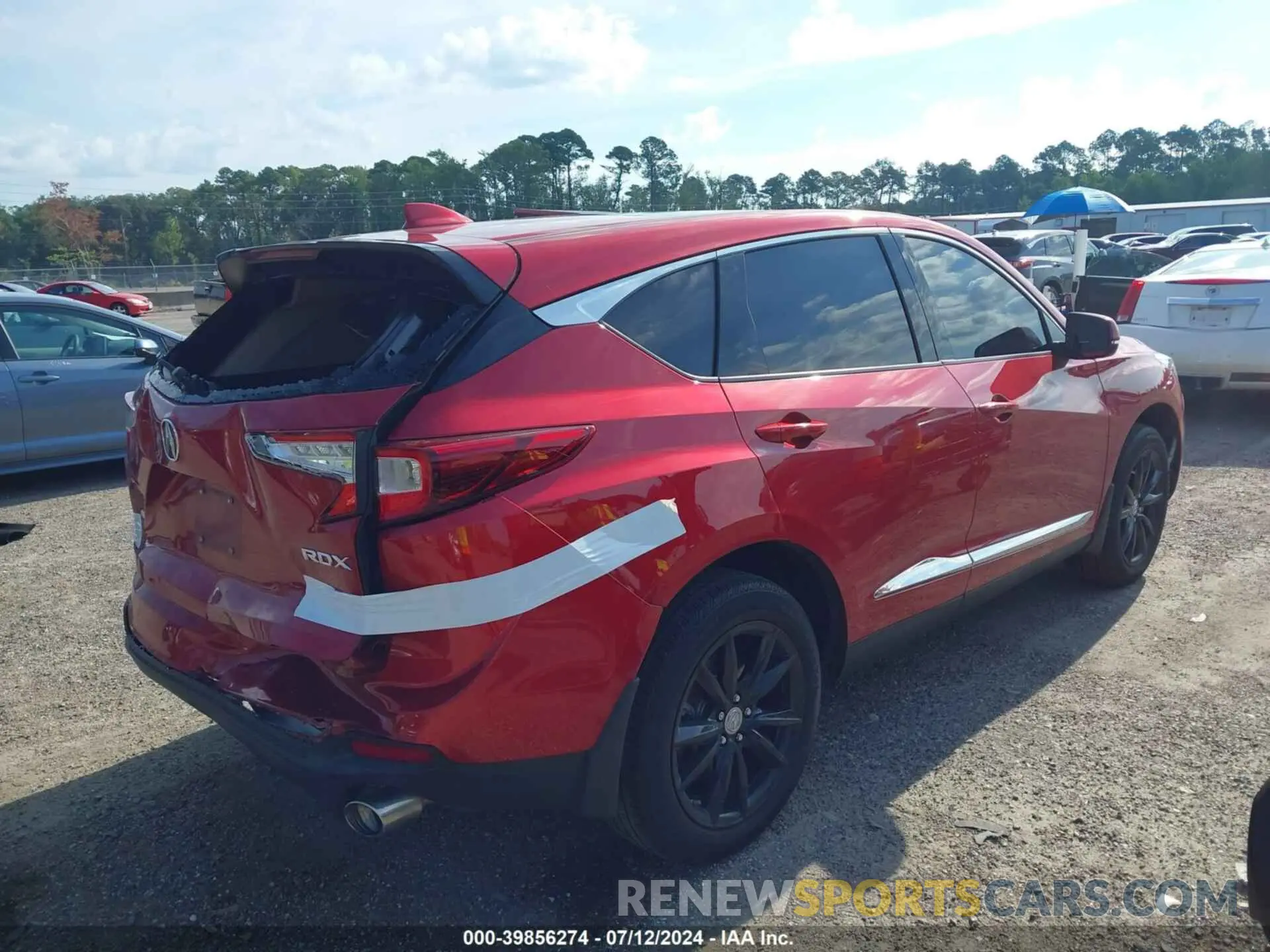 4 fotografías del automóvil dañado 5J8TC1H32LL016990 ACURA RDX 2020