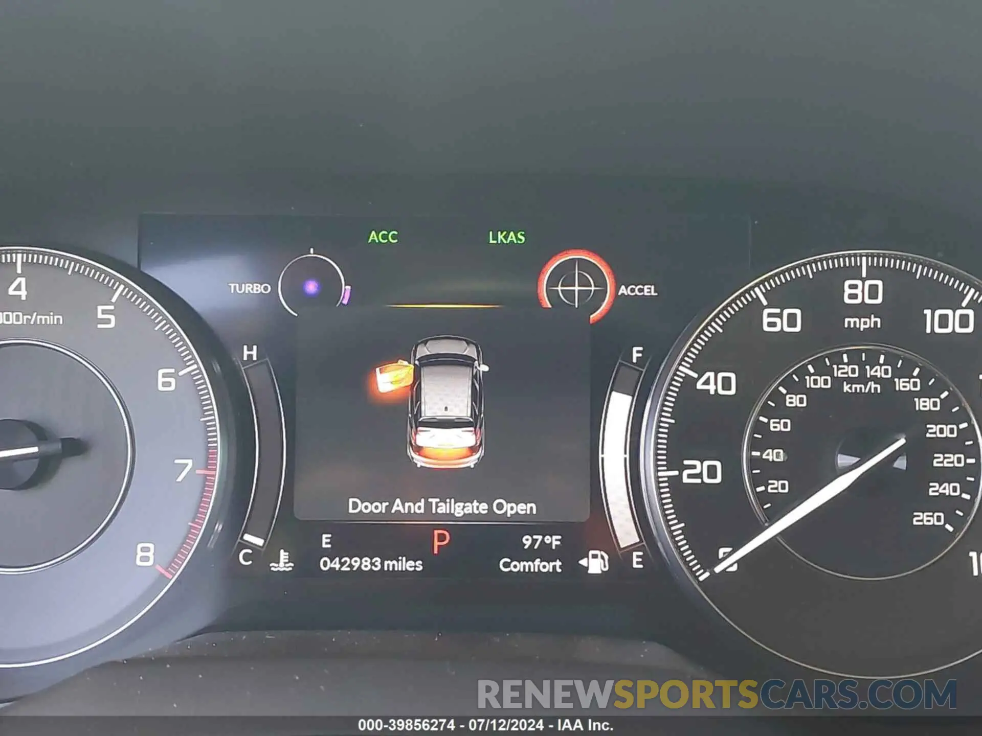 7 fotografías del automóvil dañado 5J8TC1H32LL016990 ACURA RDX 2020