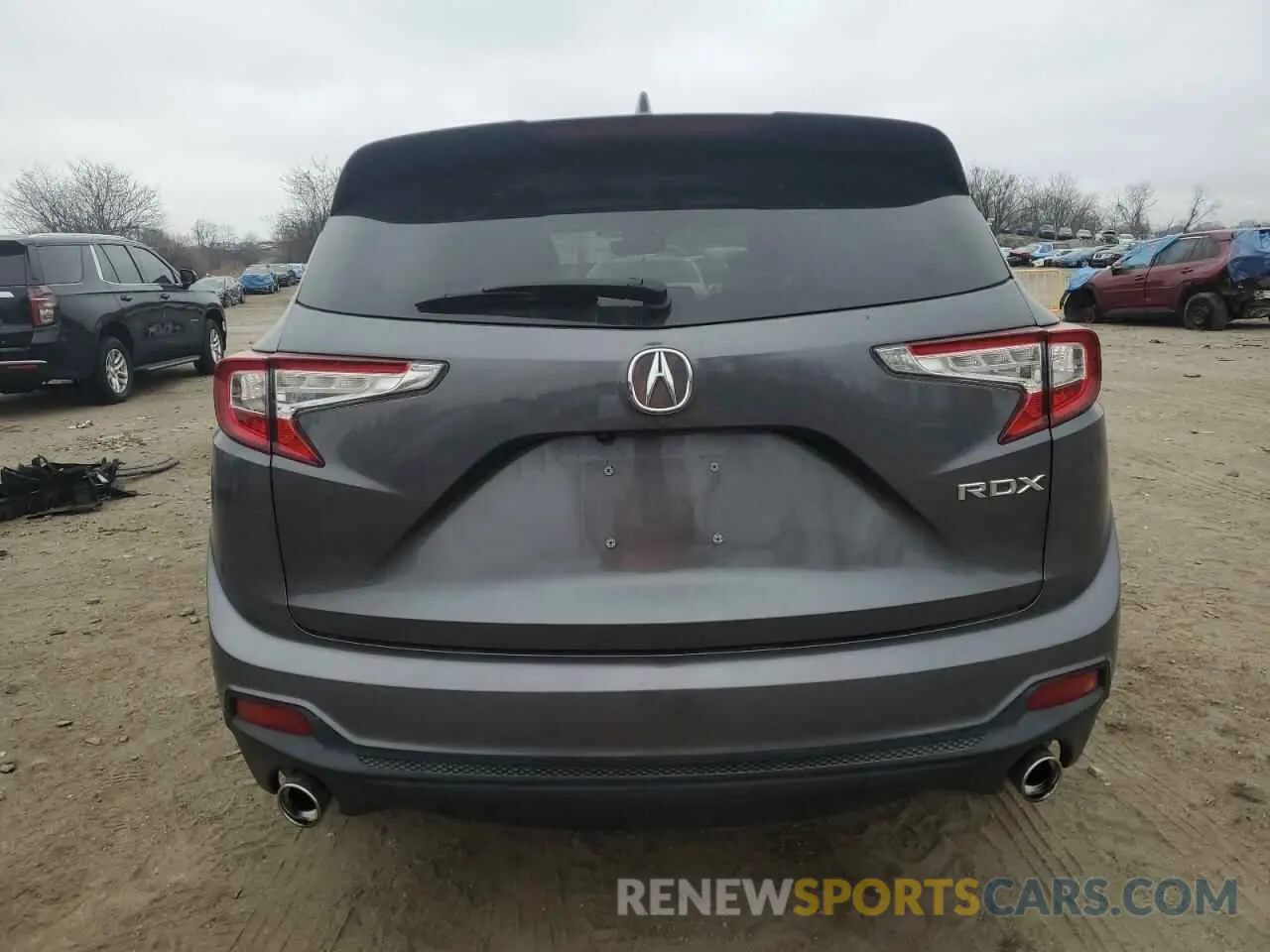 6 fotografías del automóvil dañado 5J8TC1H37LL022221 ACURA RDX 2020