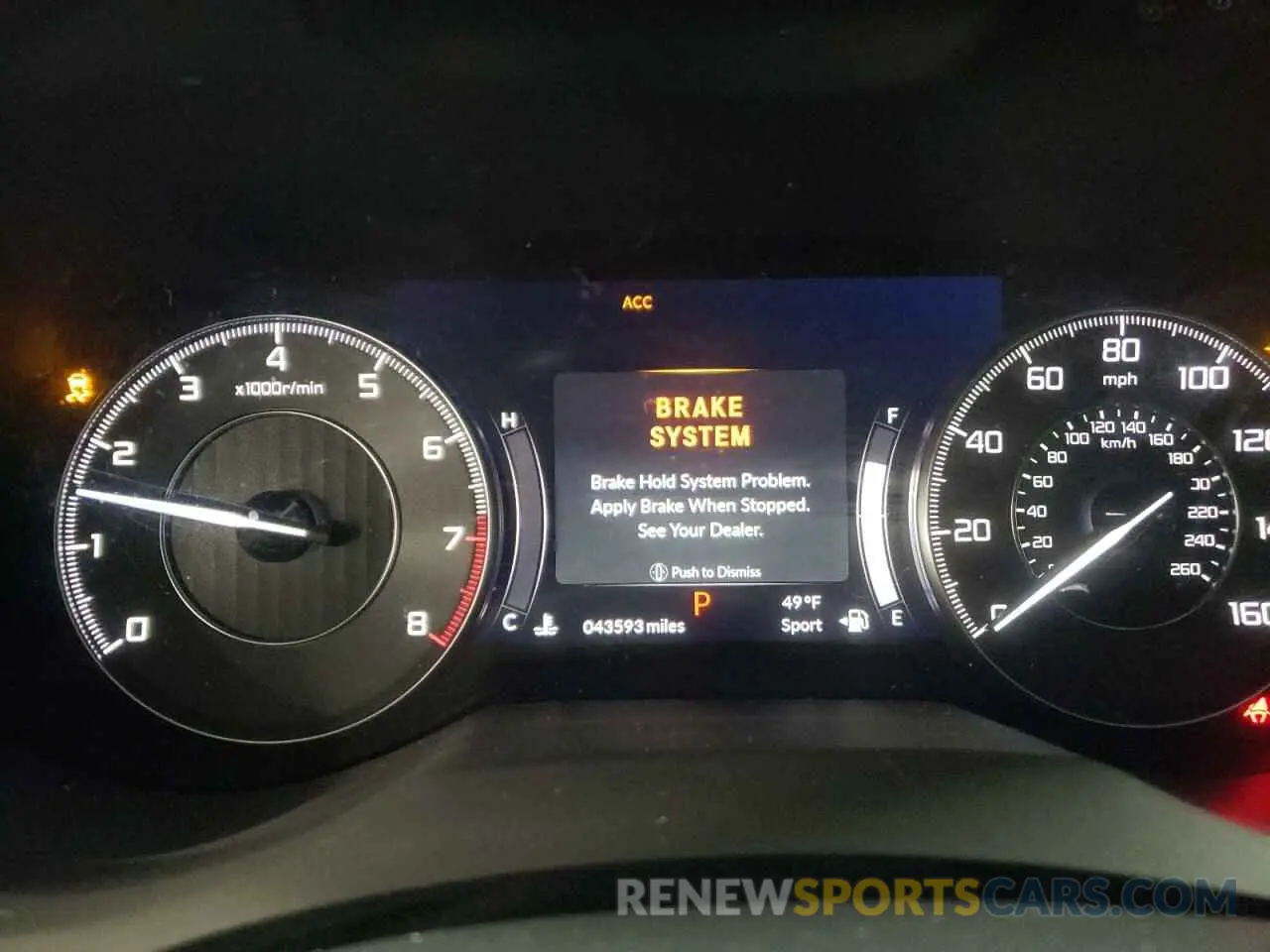 9 fotografías del automóvil dañado 5J8TC1H3XLL017160 ACURA RDX 2020