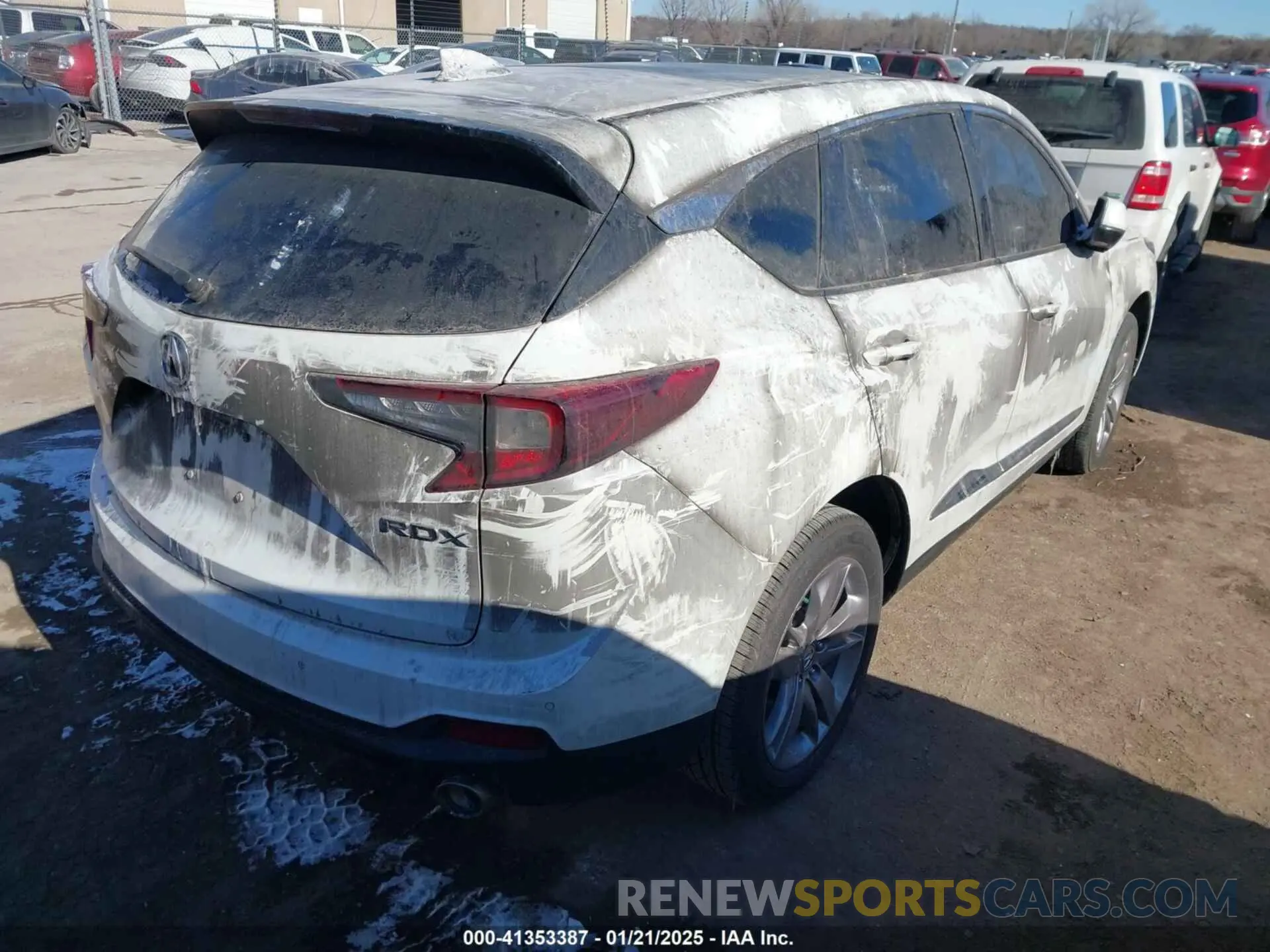 4 fotografías del automóvil dañado 5J8TC1H75LL017246 ACURA RDX 2020
