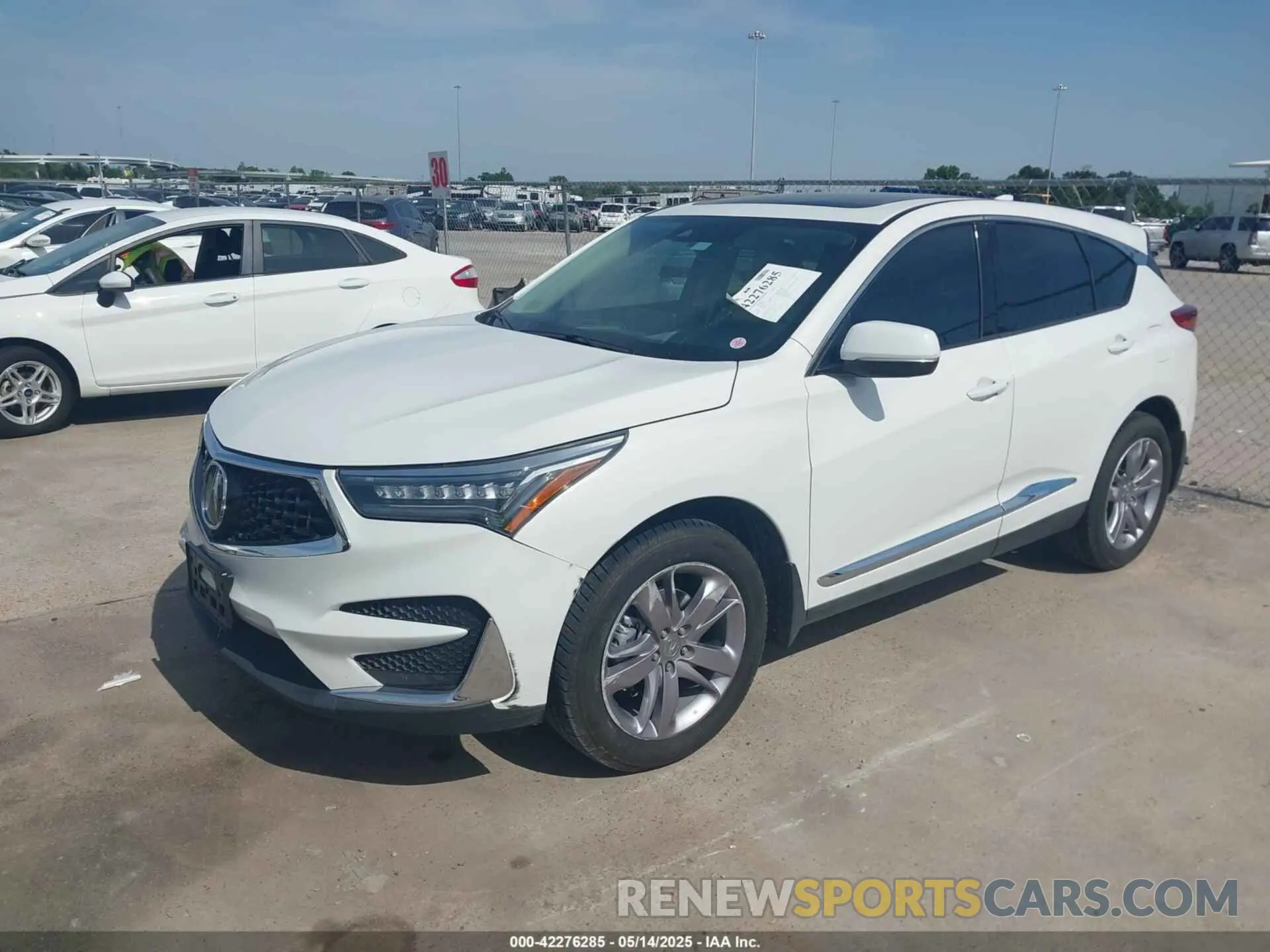 2 fotografías del automóvil dañado 5J8TC1H78LL017872 ACURA RDX 2020