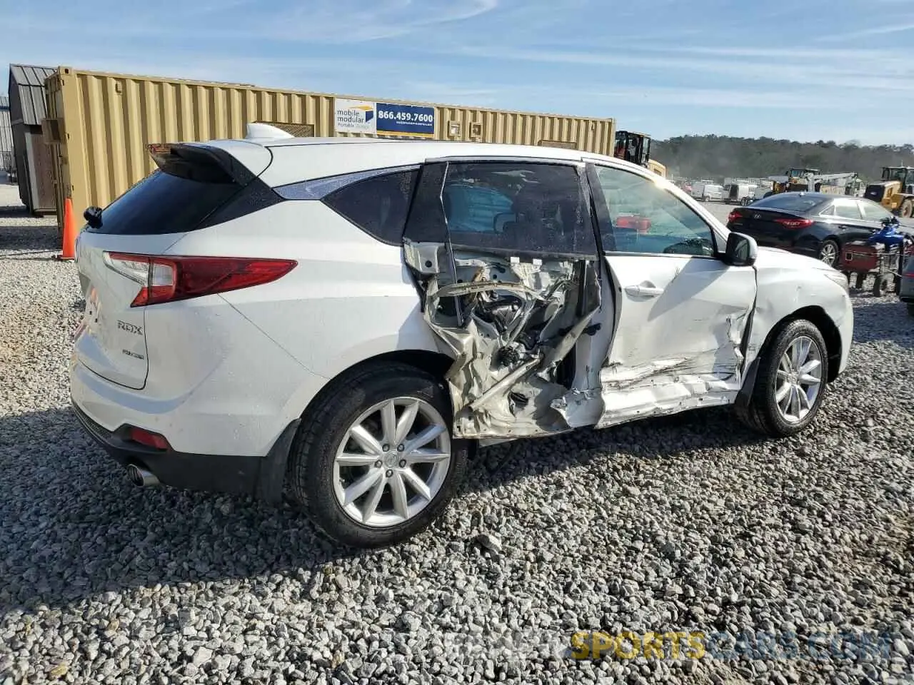 3 fotografías del automóvil dañado 5J8TC2H30LL009042 ACURA RDX 2020