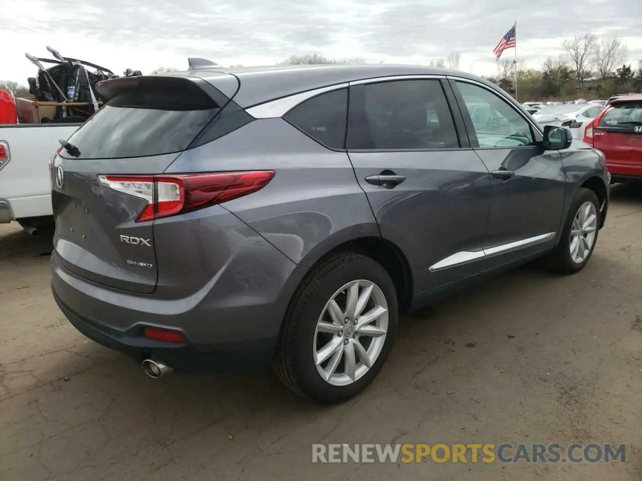 3 fotografías del automóvil dañado 5J8TC2H3XLL017102 ACURA RDX 2020
