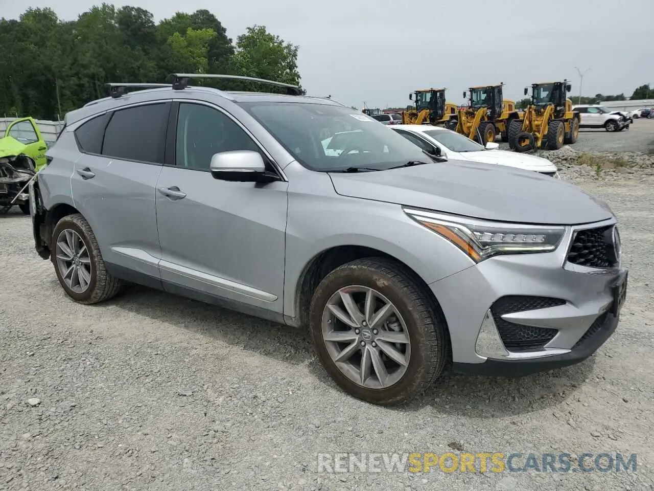 4 fotografías del automóvil dañado 5J8TC2H54LL002158 ACURA RDX 2020