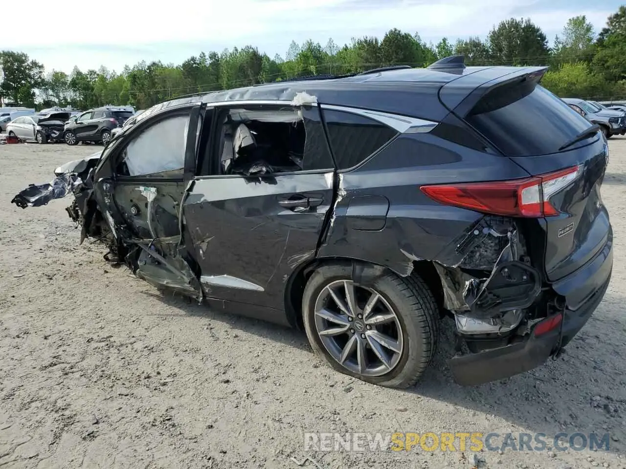 2 fotografías del automóvil dañado 5J8TC2H56LL007877 ACURA RDX 2020