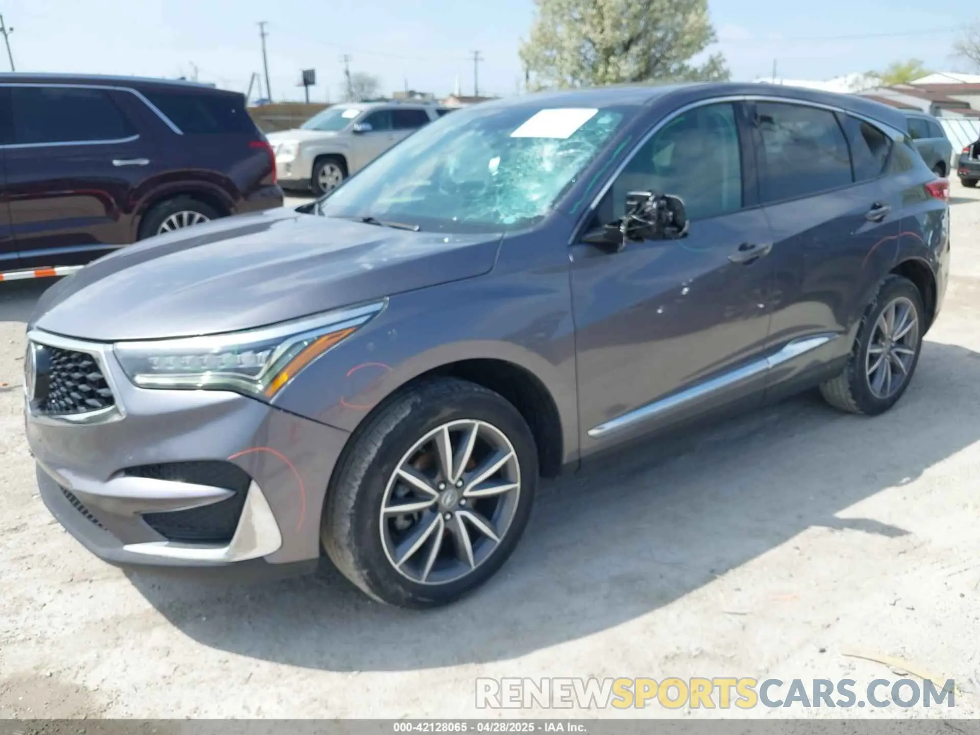 2 fotografías del automóvil dañado 5J8TC2H56LL033931 ACURA RDX 2020