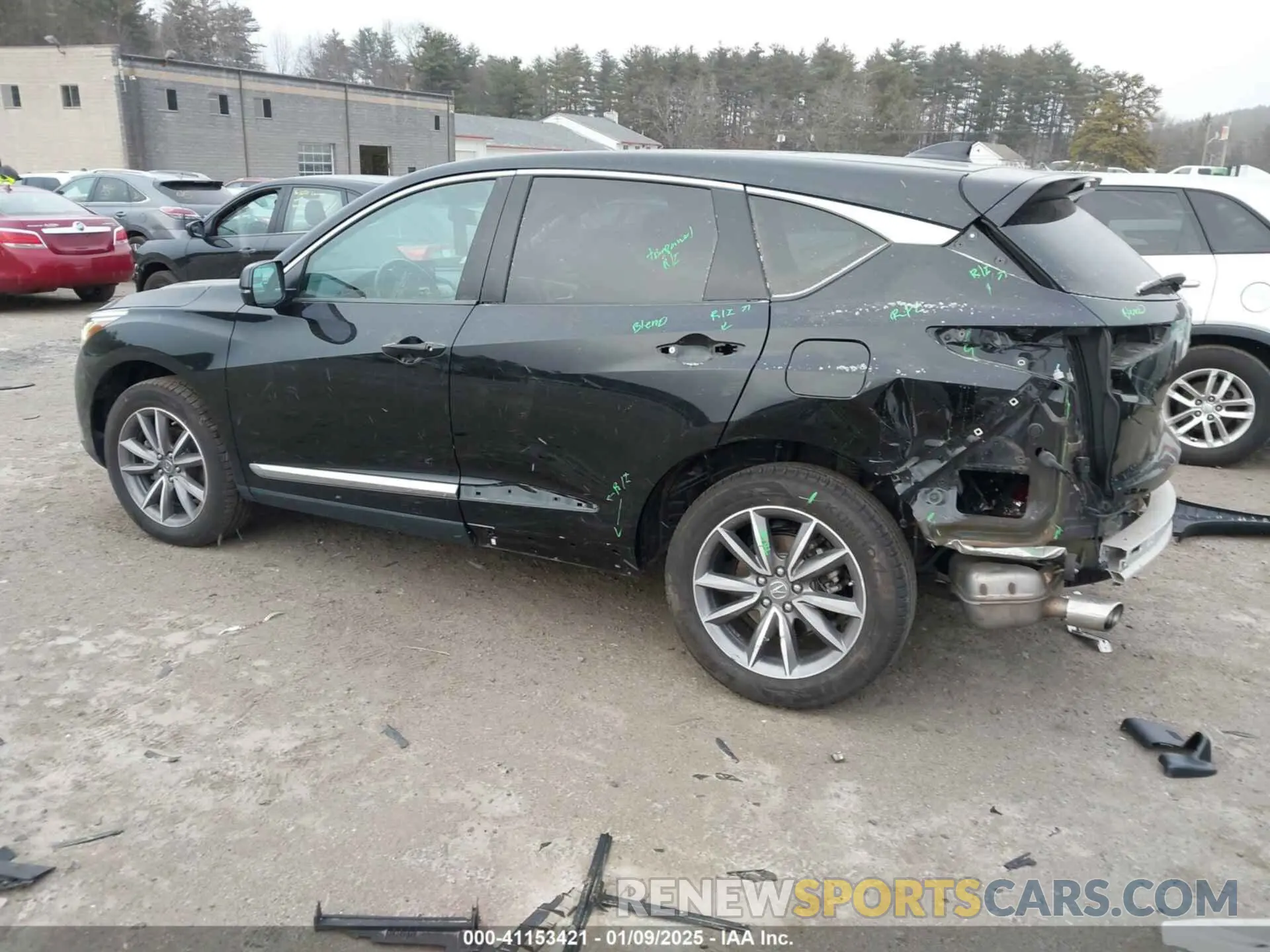 3 fotografías del automóvil dañado 5J8TC2H57LL032867 ACURA RDX 2020