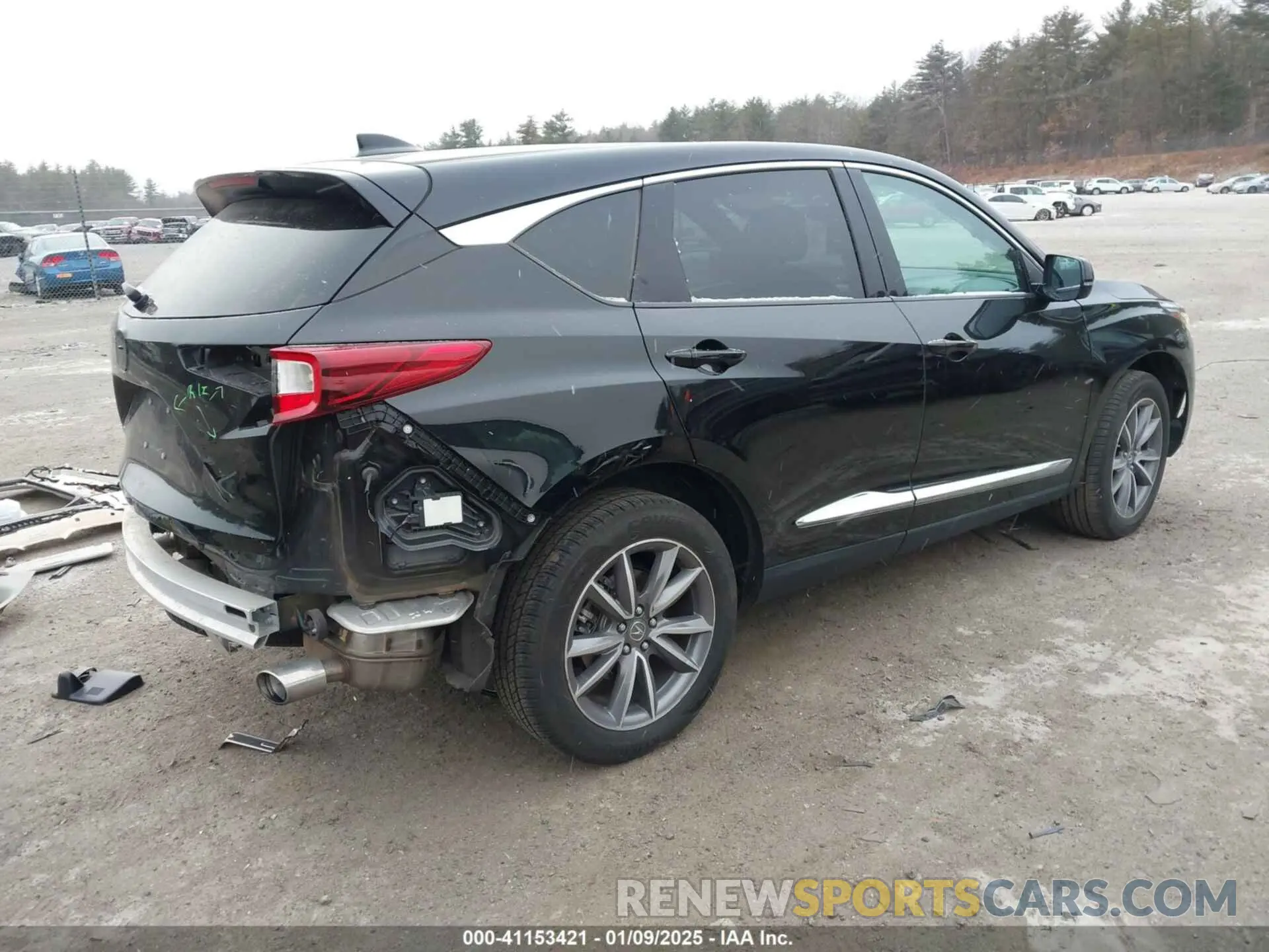 4 fotografías del automóvil dañado 5J8TC2H57LL032867 ACURA RDX 2020