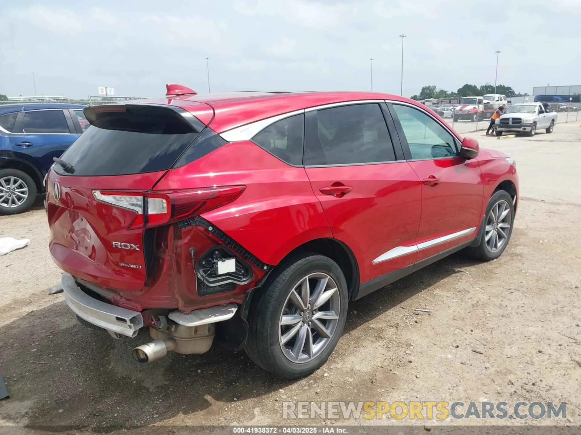 4 fotografías del automóvil dañado 5J8TC2H58LL011154 ACURA RDX 2020