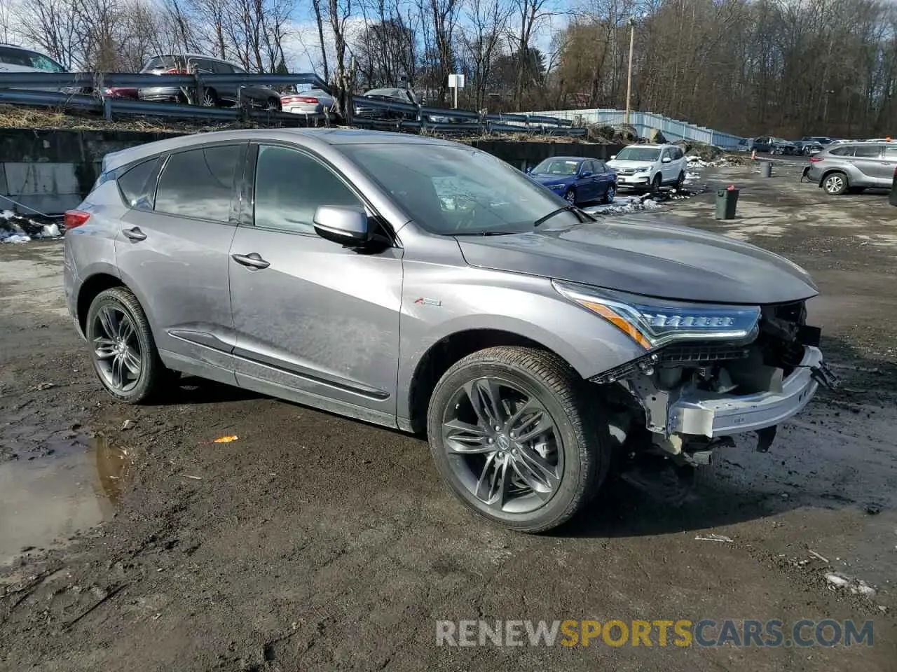 4 fotografías del automóvil dañado 5J8TC2H60LL041127 ACURA RDX 2020