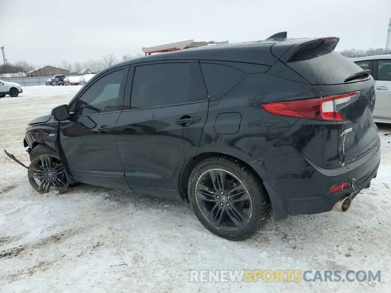 2 fotografías del automóvil dañado 5J8TC2H64LL810020 ACURA RDX 2020