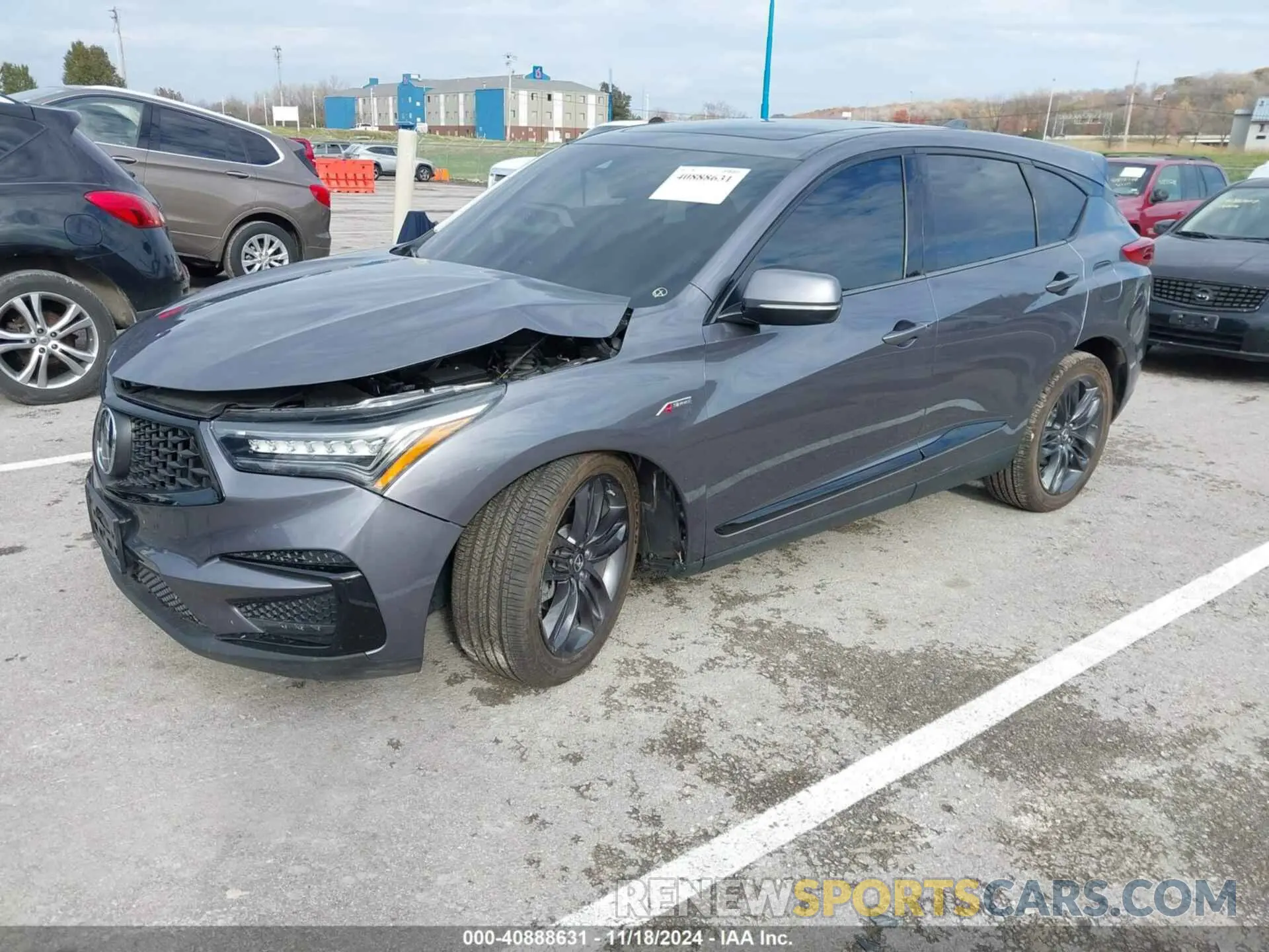2 fotografías del automóvil dañado 5J8TC2H67LL035020 ACURA RDX 2020