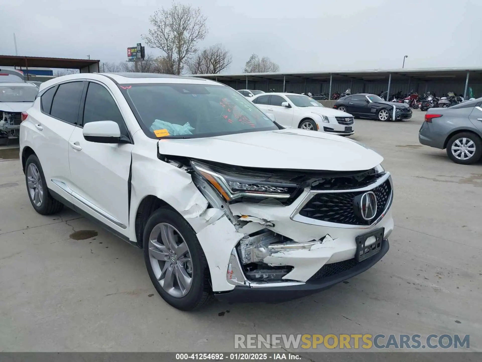 1 fotografías del automóvil dañado 5J8TC2H72LL022362 ACURA RDX 2020