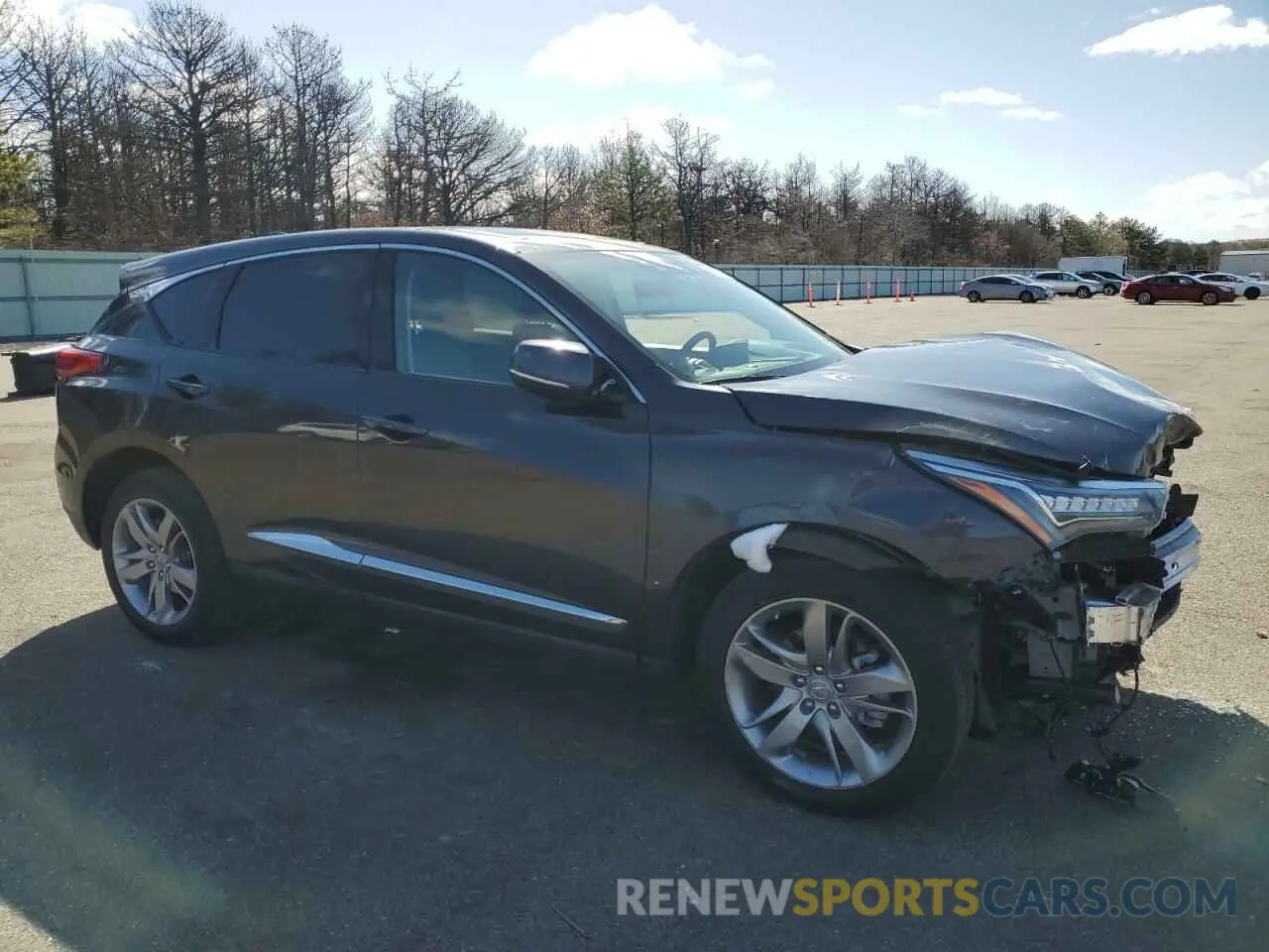 4 fotografías del automóvil dañado 5J8TC2H74LL036814 ACURA RDX 2020