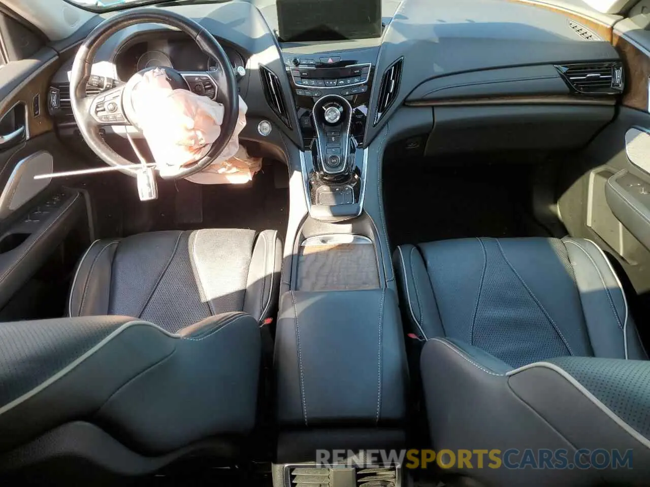 8 fotografías del automóvil dañado 5J8TC2H74LL036814 ACURA RDX 2020