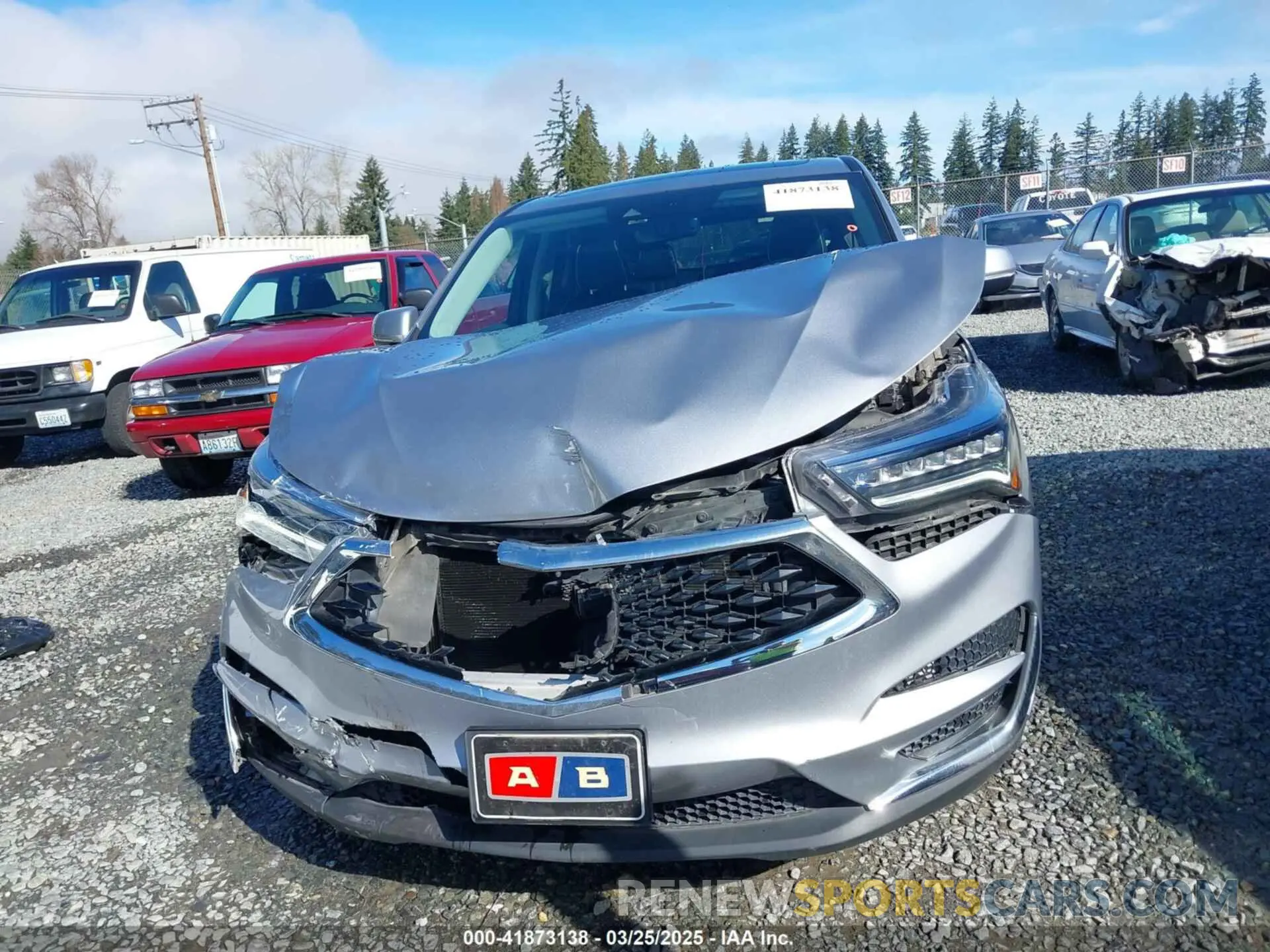12 fotografías del automóvil dañado 5J8TC2H74LL041625 ACURA RDX 2020