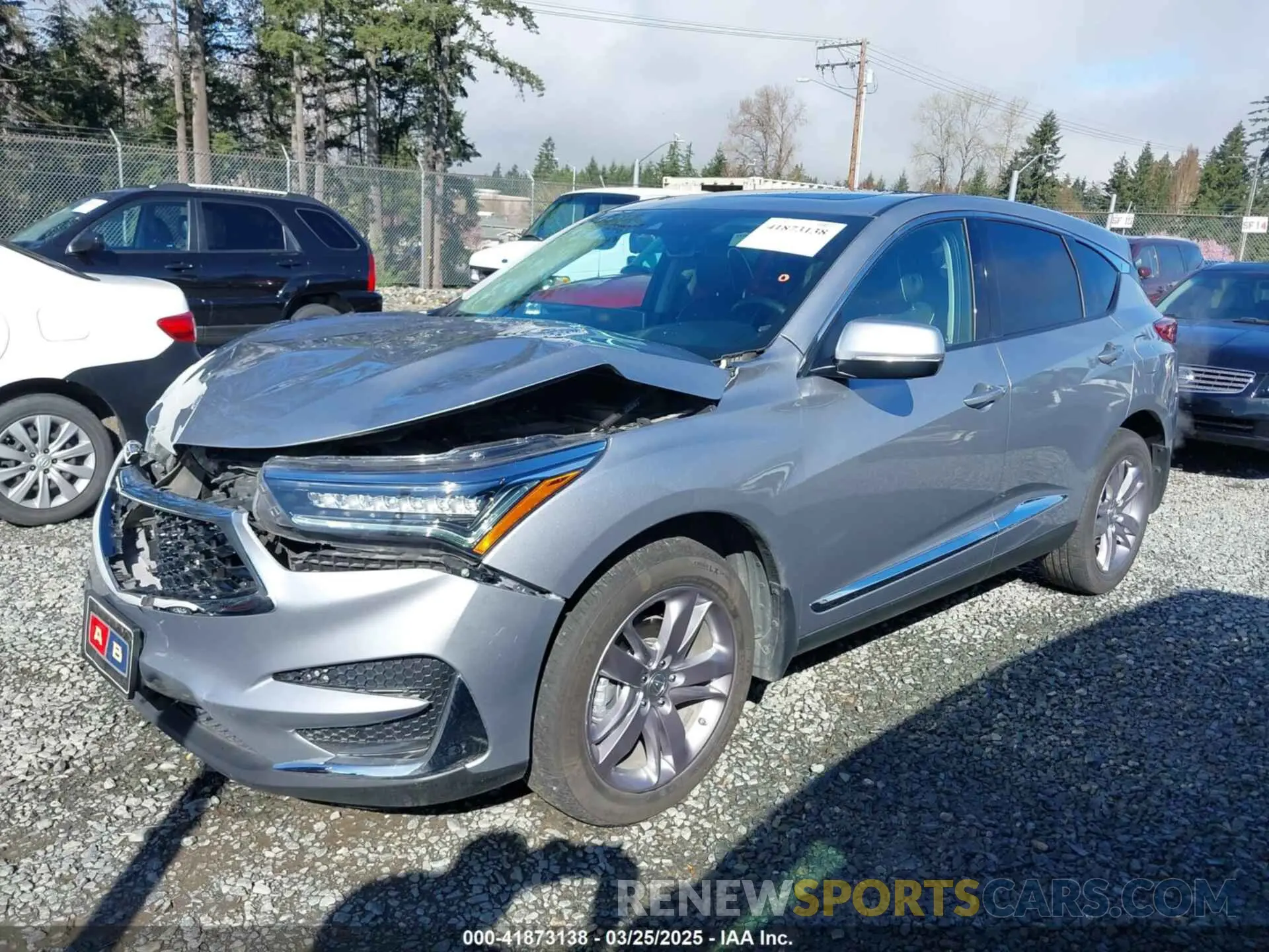 2 fotografías del automóvil dañado 5J8TC2H74LL041625 ACURA RDX 2020