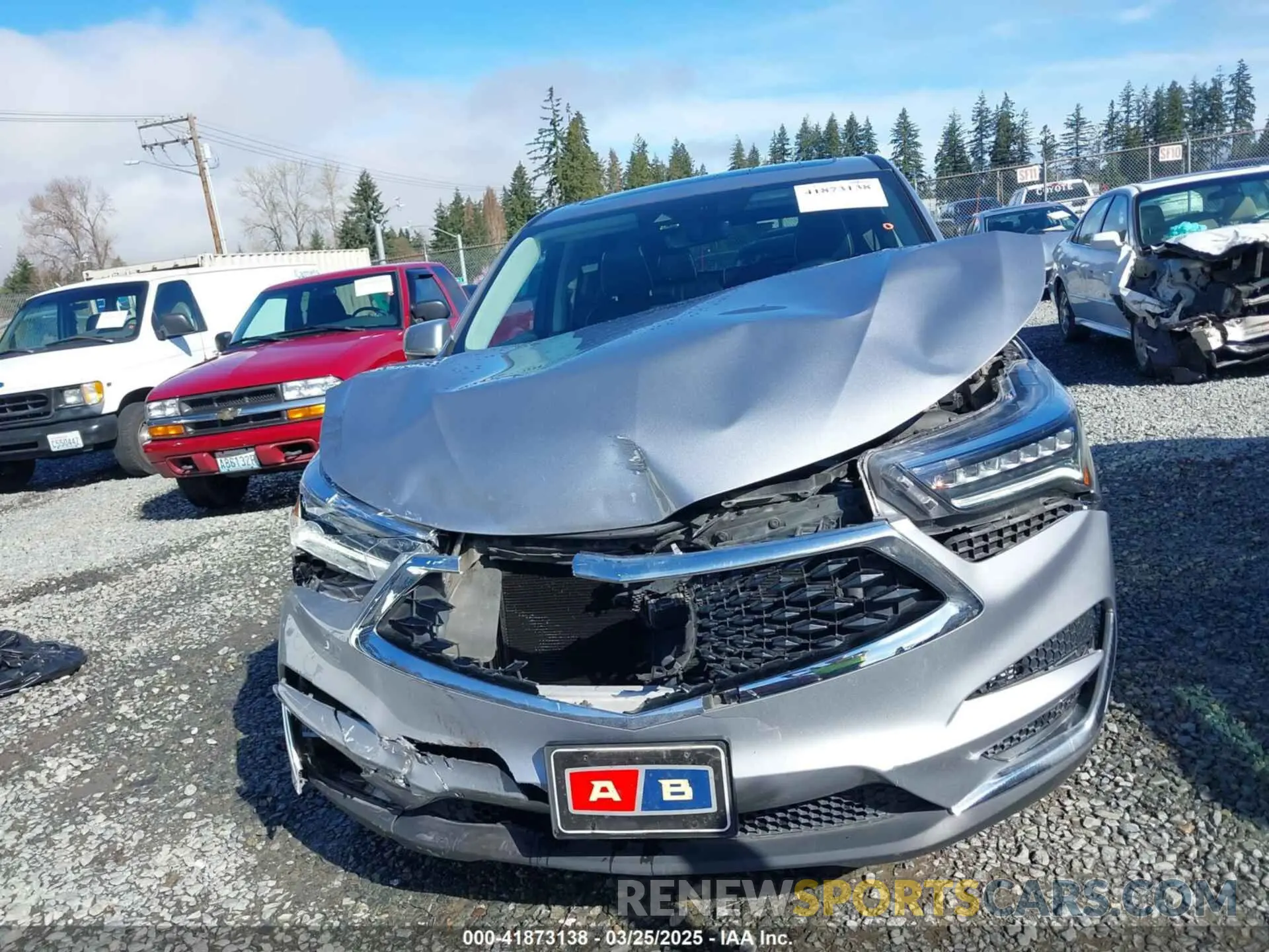 6 fotografías del automóvil dañado 5J8TC2H74LL041625 ACURA RDX 2020