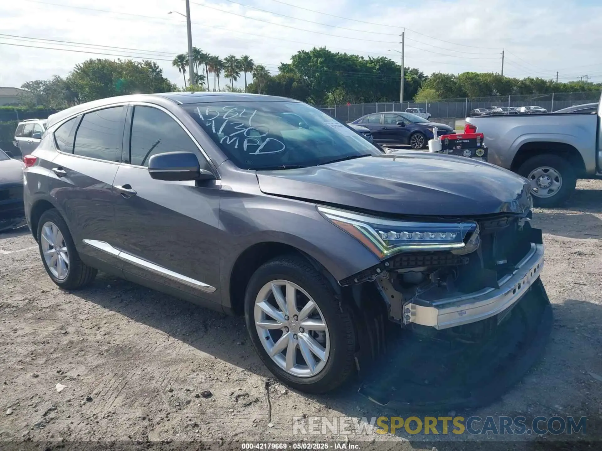 1 fotografías del automóvil dañado 5J8TC1H32ML001584 ACURA RDX 2021