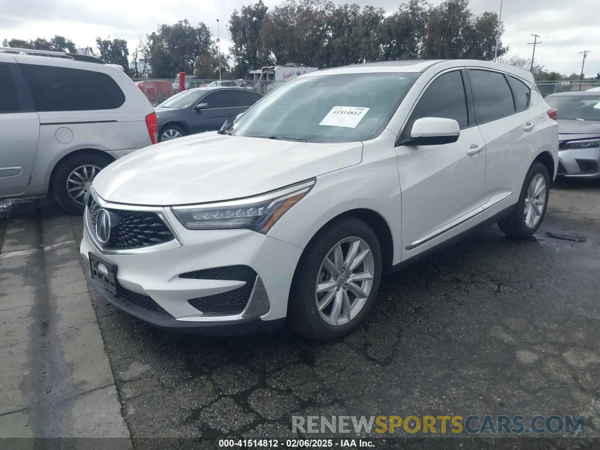 2 fotografías del automóvil dañado 5J8TC1H34ML004146 ACURA RDX 2021