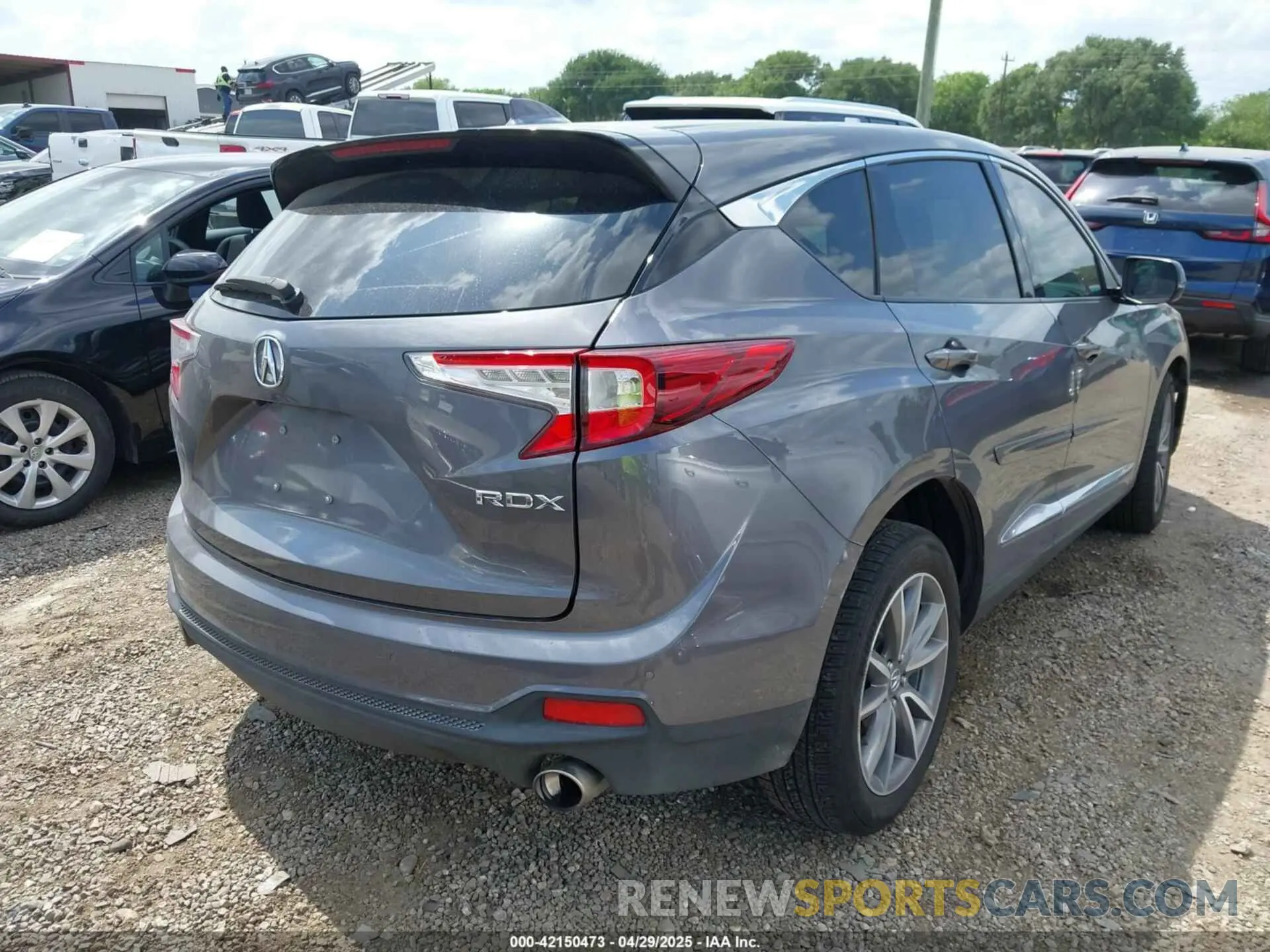 4 fotografías del automóvil dañado 5J8TC1H50ML003867 ACURA RDX 2021
