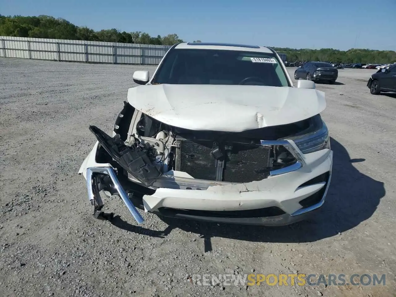 5 fotografías del automóvil dañado 5J8TC1H50ML006283 ACURA RDX 2021