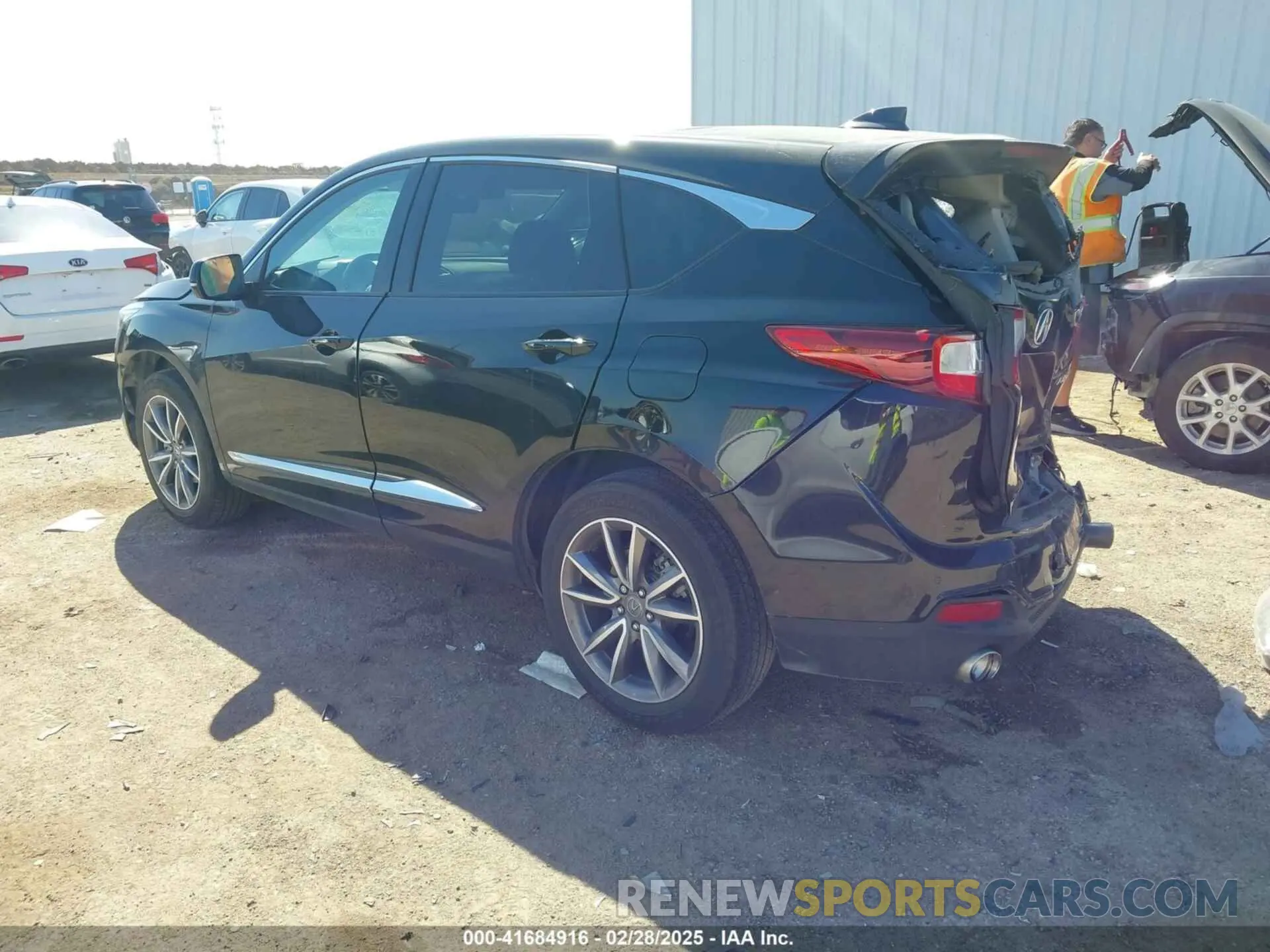 3 fotografías del automóvil dañado 5J8TC1H50ML014819 ACURA RDX 2021