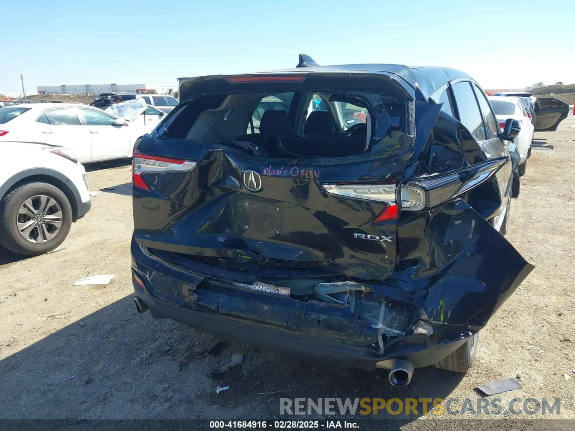 6 fotografías del automóvil dañado 5J8TC1H50ML014819 ACURA RDX 2021