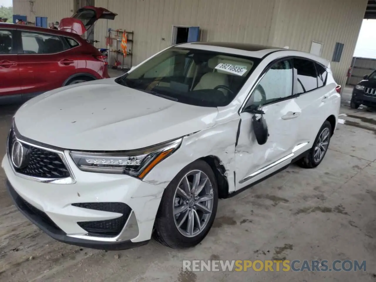 1 fotografías del automóvil dañado 5J8TC1H50ML023309 ACURA RDX 2021