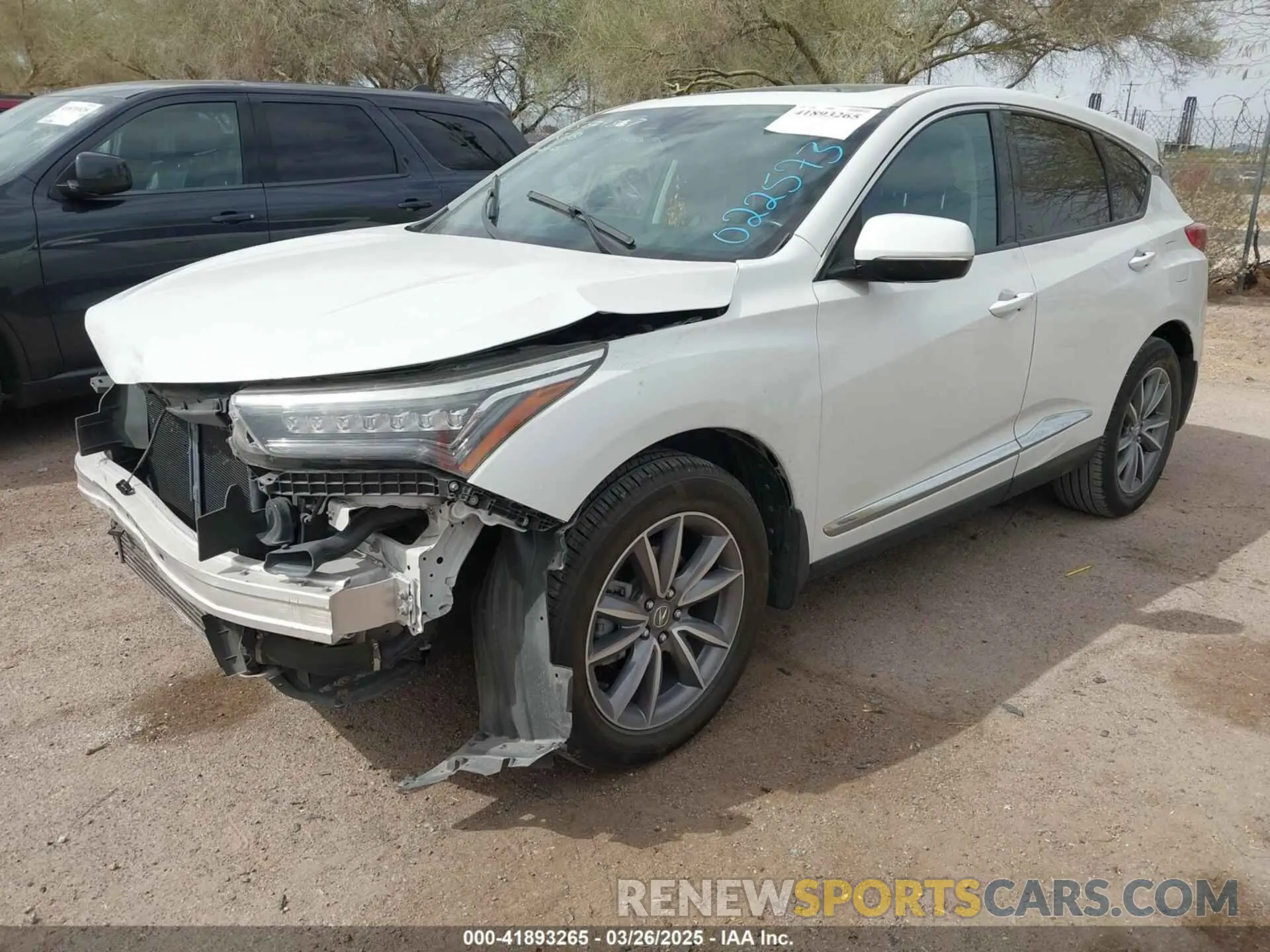 2 fotografías del automóvil dañado 5J8TC1H51ML022573 ACURA RDX 2021