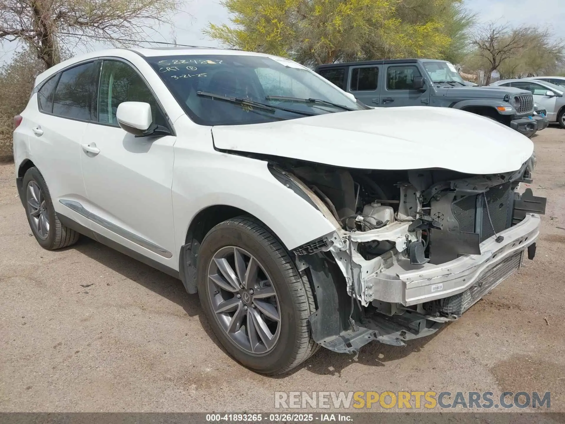 6 fotografías del automóvil dañado 5J8TC1H51ML022573 ACURA RDX 2021