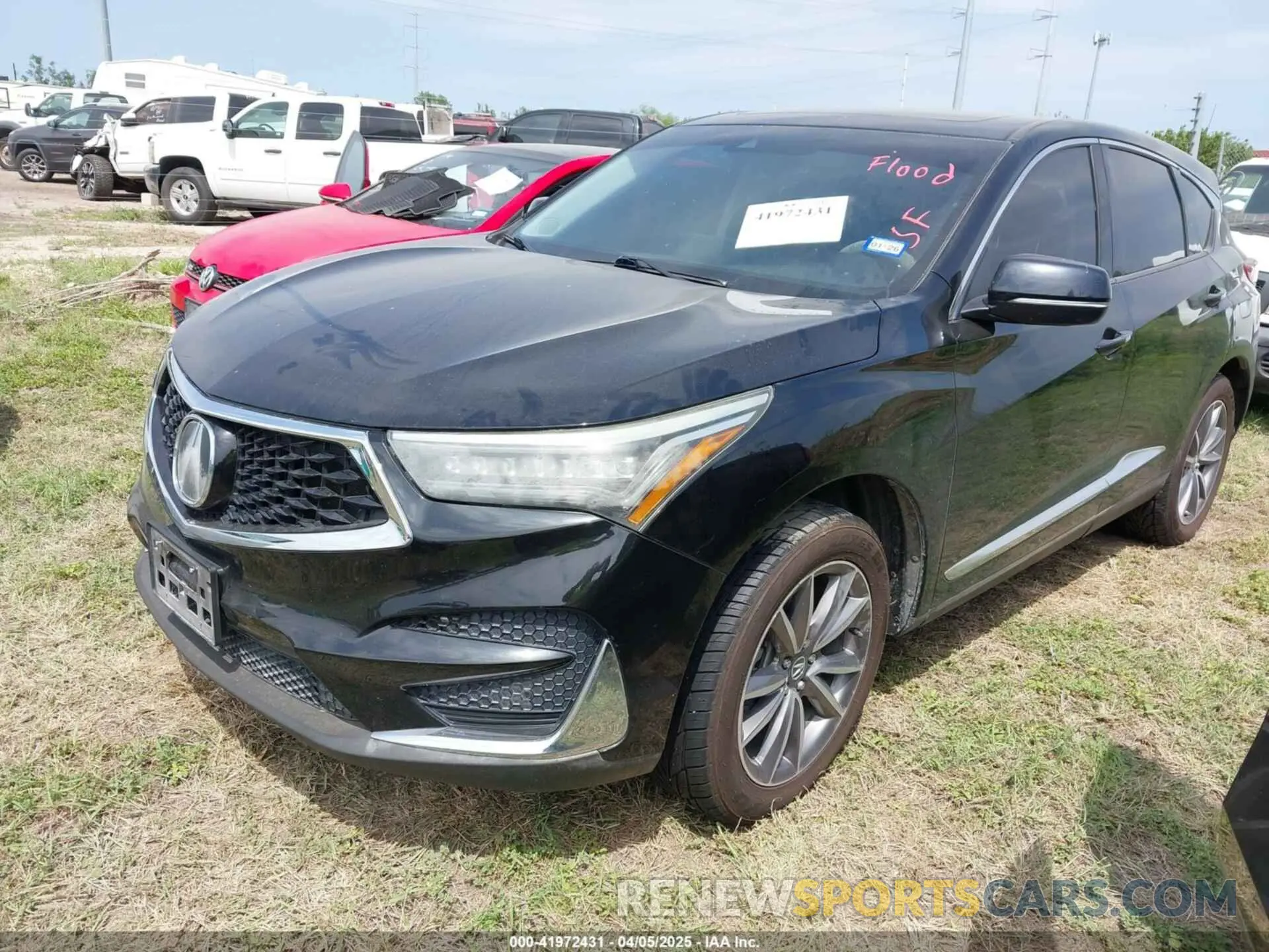2 fotografías del automóvil dañado 5J8TC1H53ML001319 ACURA RDX 2021