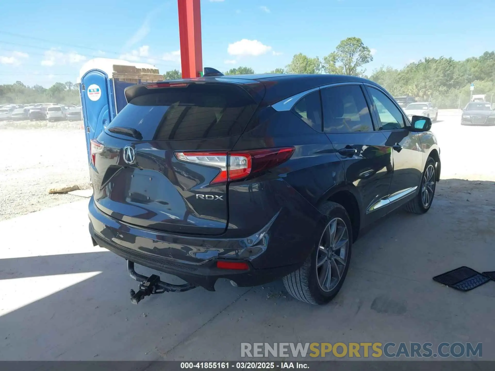 4 fotografías del automóvil dañado 5J8TC1H54ML016041 ACURA RDX 2021