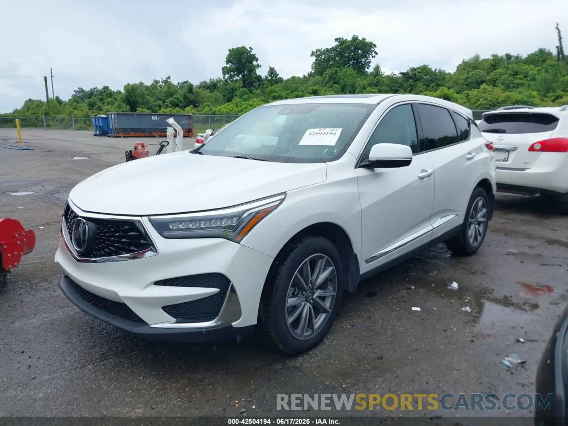 2 fotografías del automóvil dañado 5J8TC1H56ML007650 ACURA RDX 2021