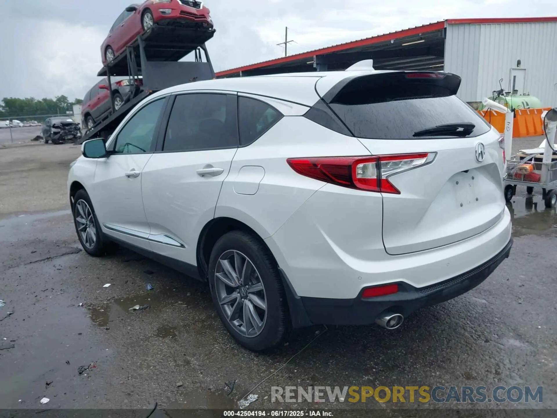 3 fotografías del automóvil dañado 5J8TC1H56ML007650 ACURA RDX 2021