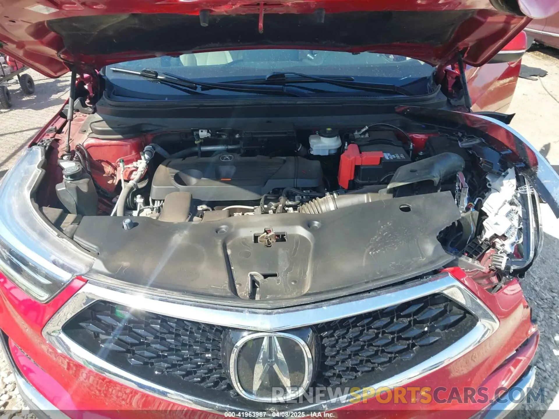 10 fotografías del automóvil dañado 5J8TC1H56ML021161 ACURA RDX 2021