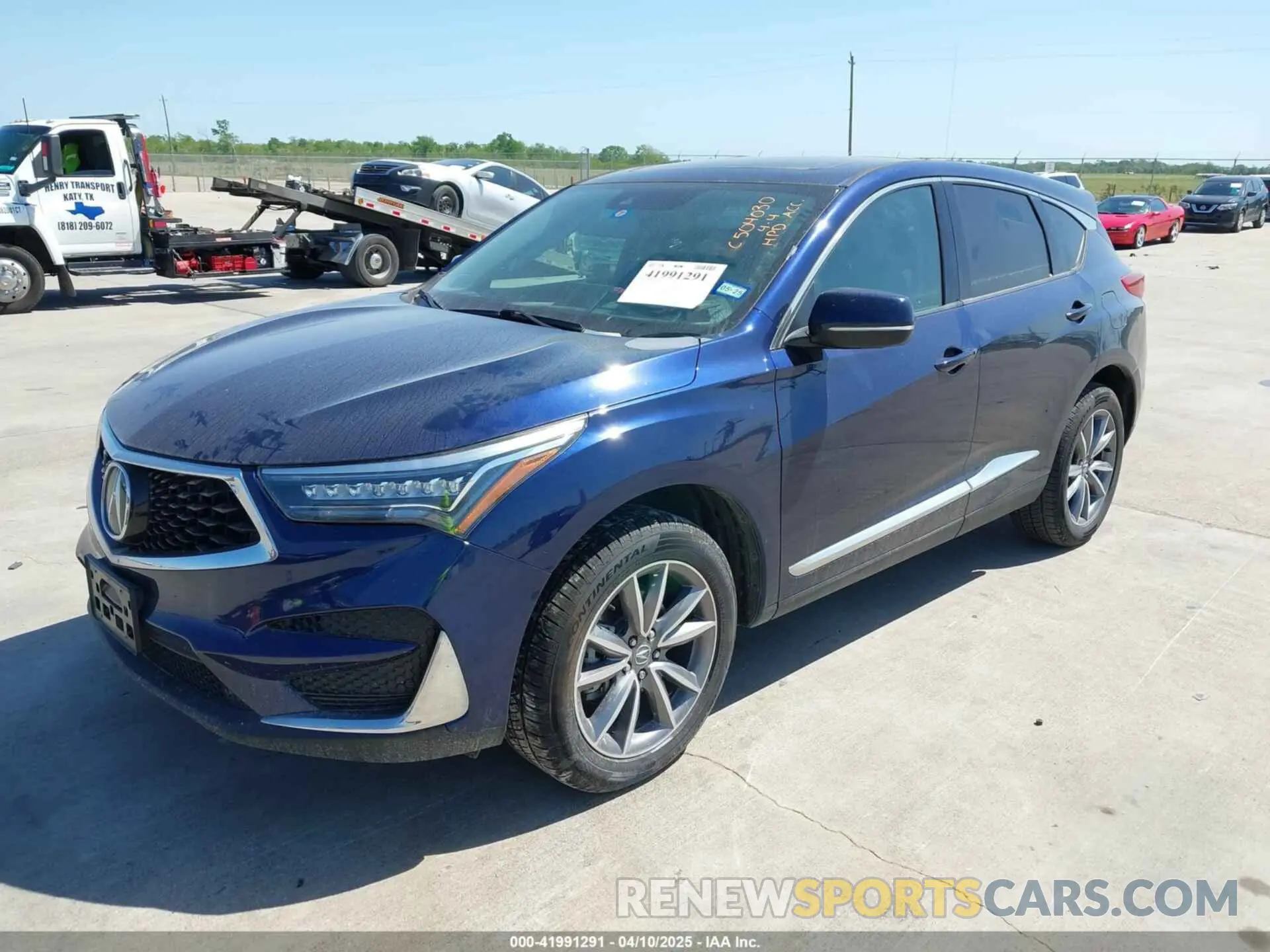 2 fotografías del automóvil dañado 5J8TC1H57ML007284 ACURA RDX 2021
