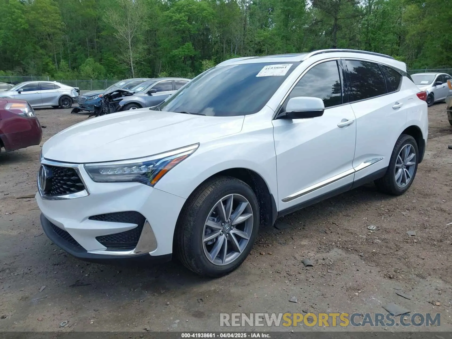 2 fotografías del automóvil dañado 5J8TC1H59ML023597 ACURA RDX 2021
