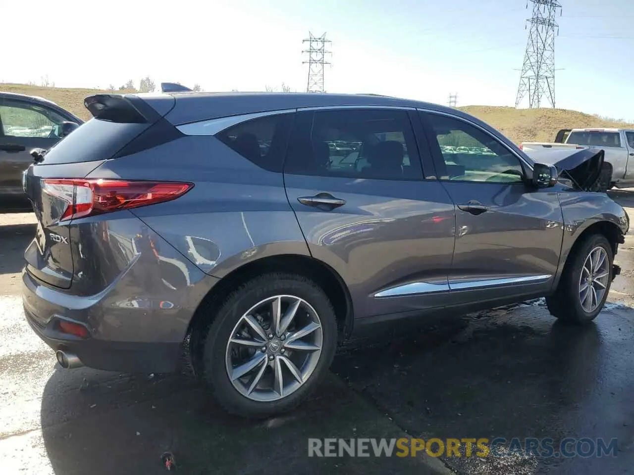 3 fotografías del automóvil dañado 5J8TC1H5XML023706 ACURA RDX 2021
