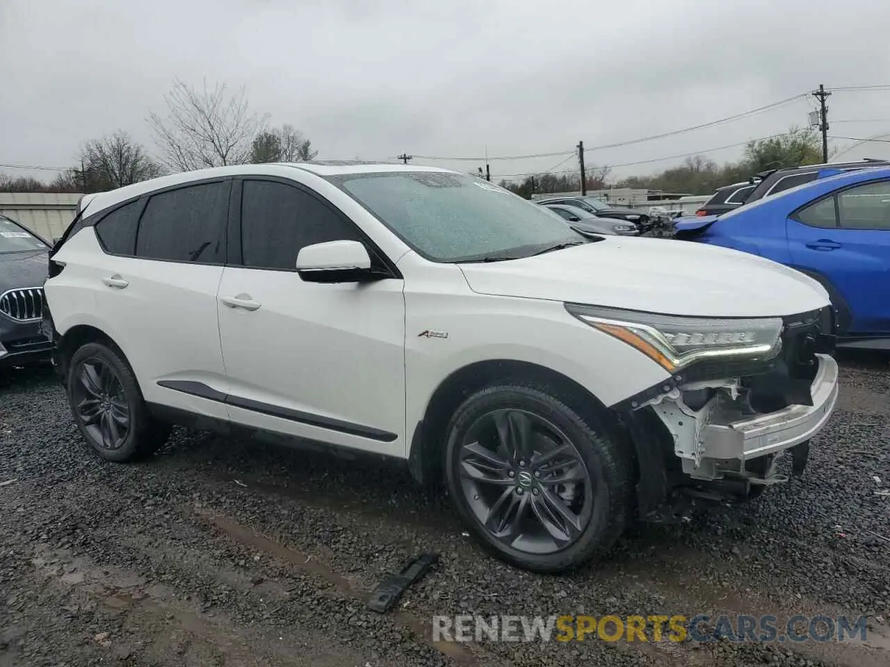 4 fotografías del automóvil dañado 5J8TC1H69ML022510 ACURA RDX 2021