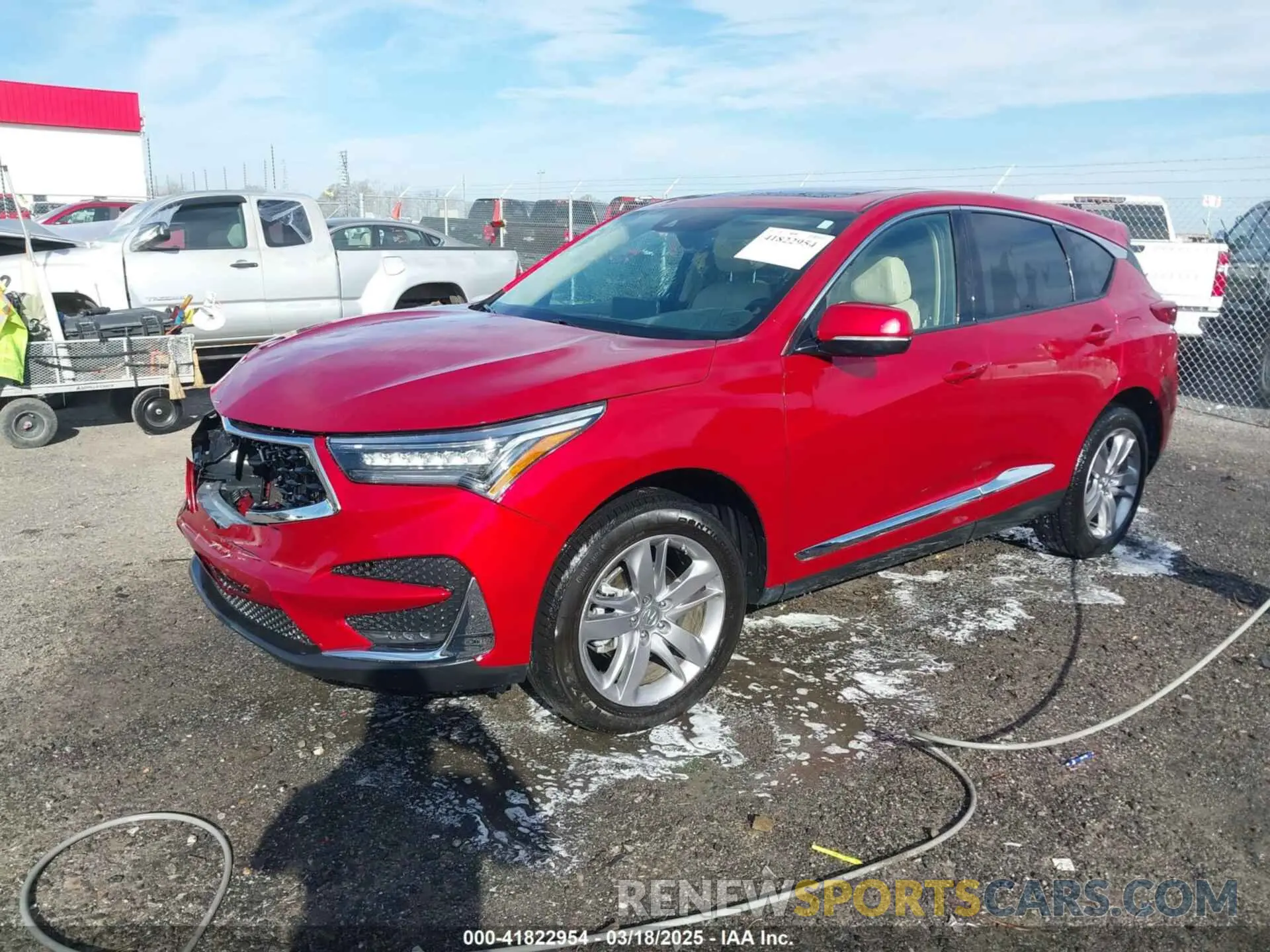 2 fotografías del automóvil dañado 5J8TC1H75ML012064 ACURA RDX 2021