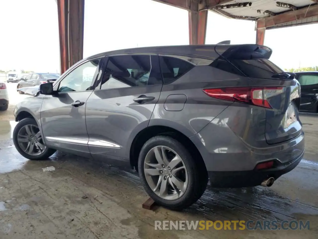 2 fotografías del automóvil dañado 5J8TC1H77ML012762 ACURA RDX 2021