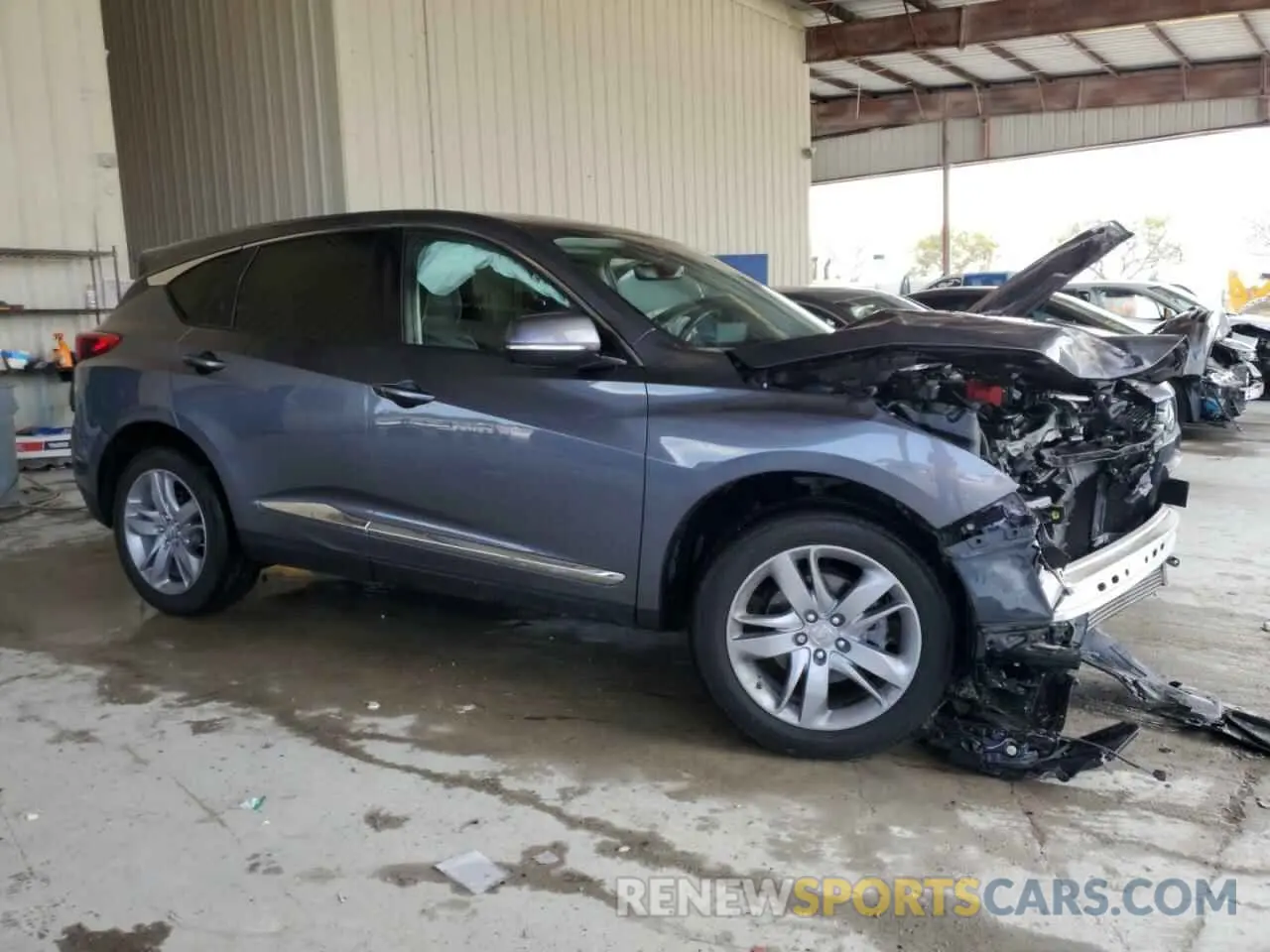 4 fotografías del automóvil dañado 5J8TC1H77ML012762 ACURA RDX 2021