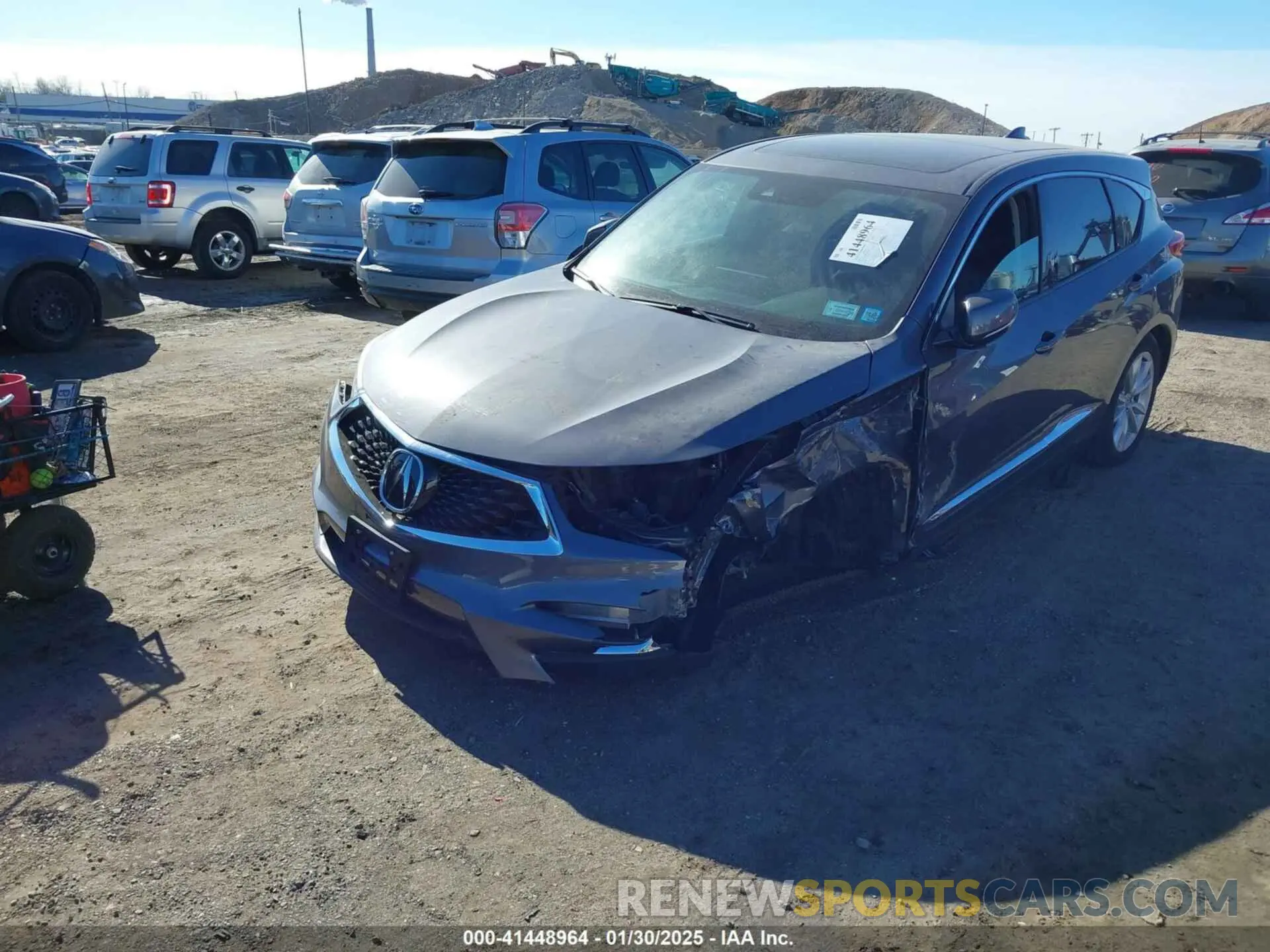 2 fotografías del automóvil dañado 5J8TC2H34ML000734 ACURA RDX 2021
